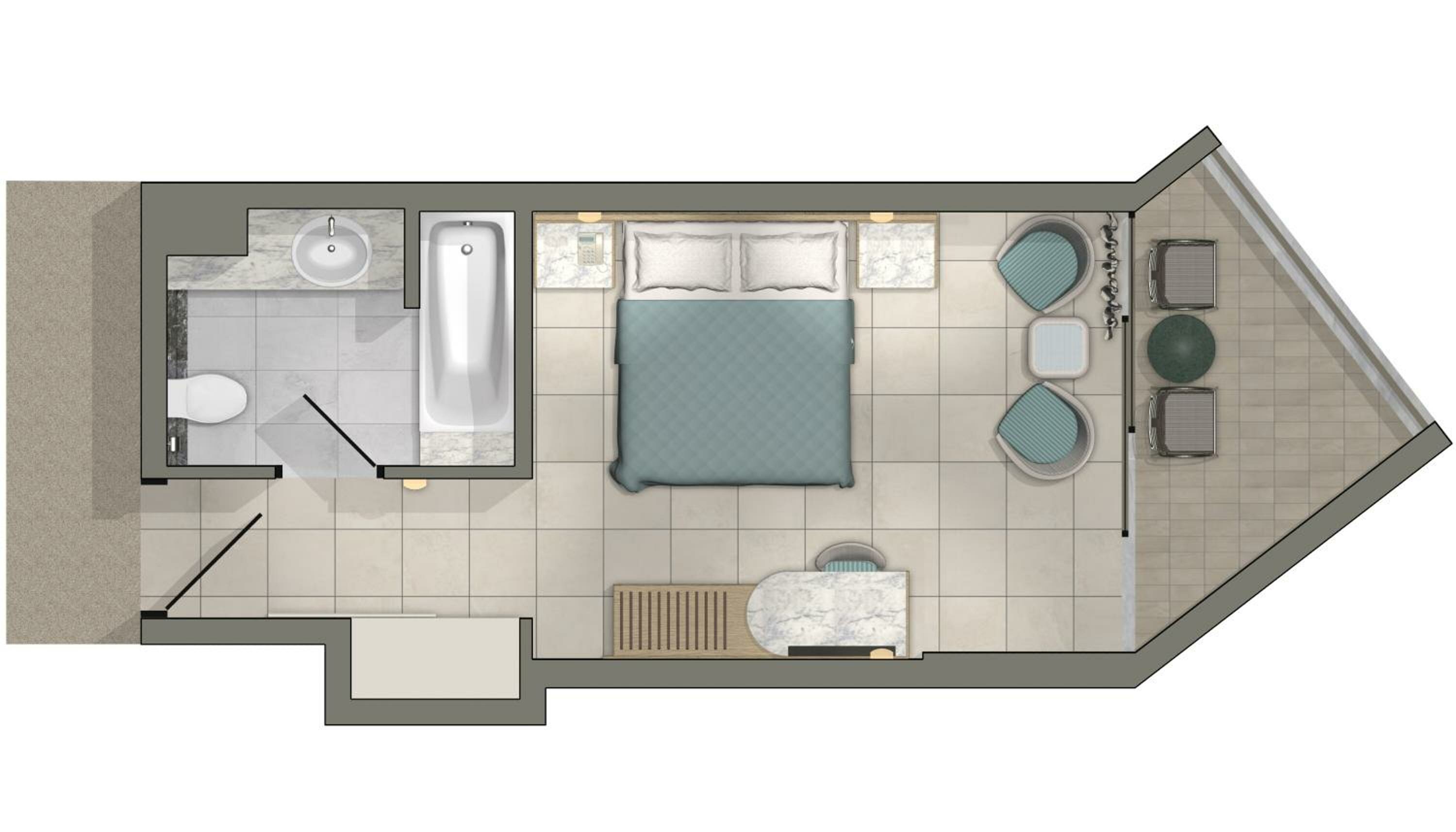 Classic Room, Side Sea View