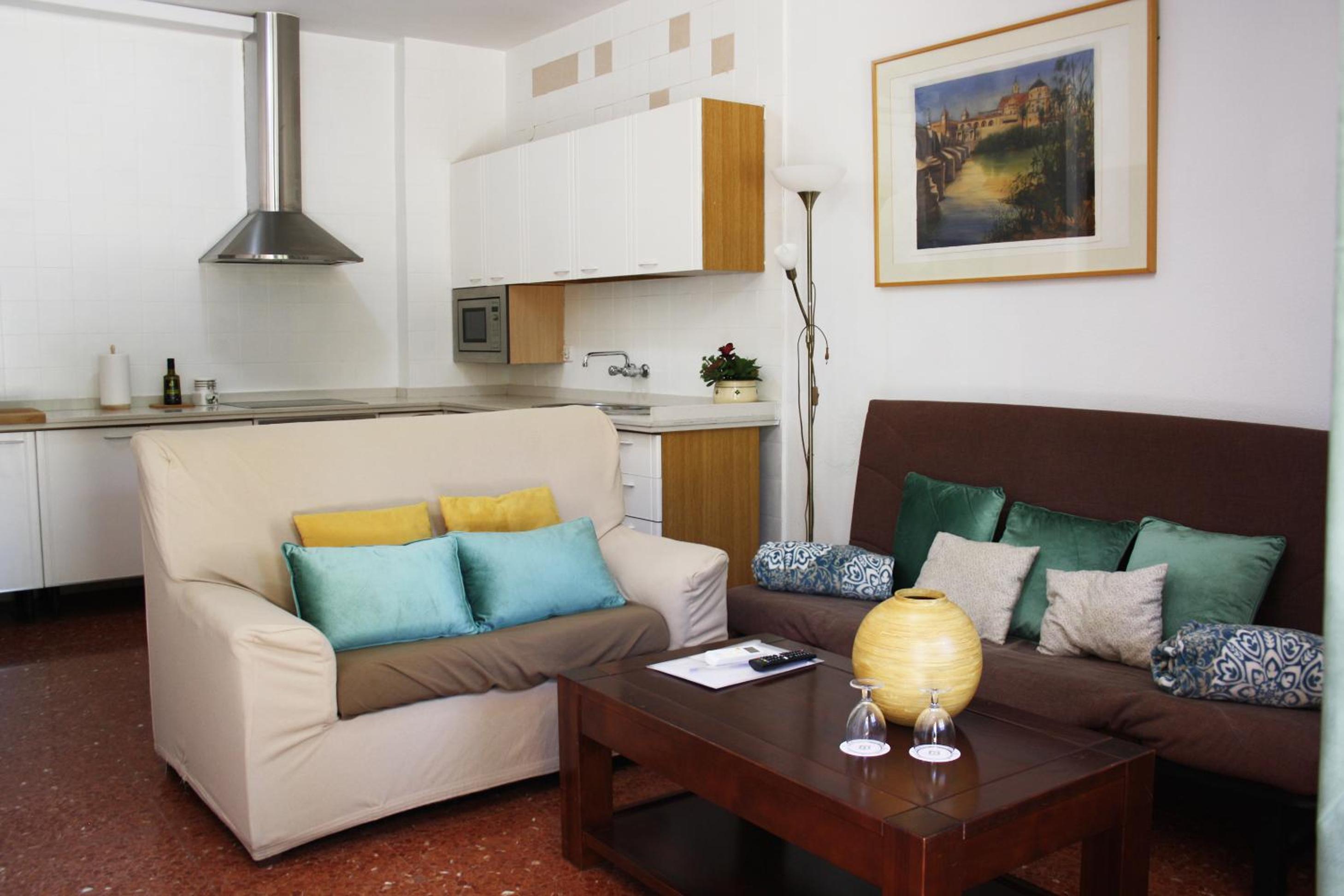 Apartment ground floor and parking views
