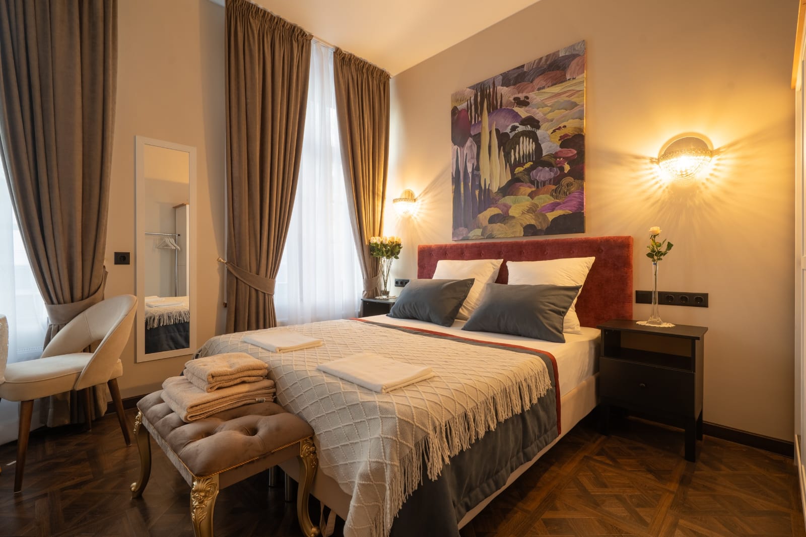 Улучшенный номер с кроватью размера «king-size» или 2 отдельными кроватями