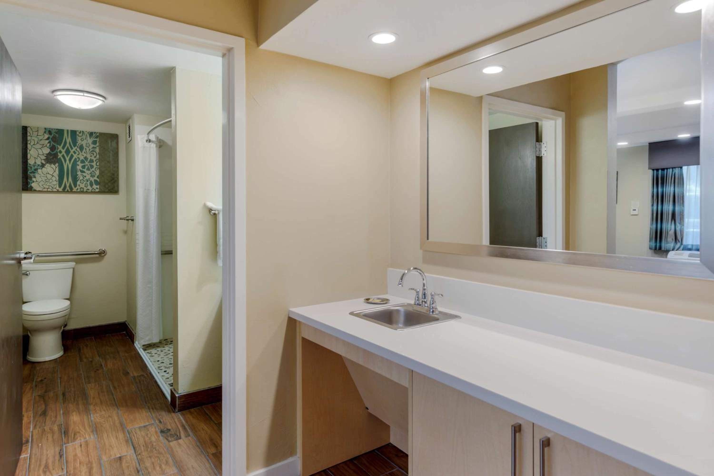 King Suite with Roll-In Shower and Sofa Bed - Disability Access/Non-Smoking