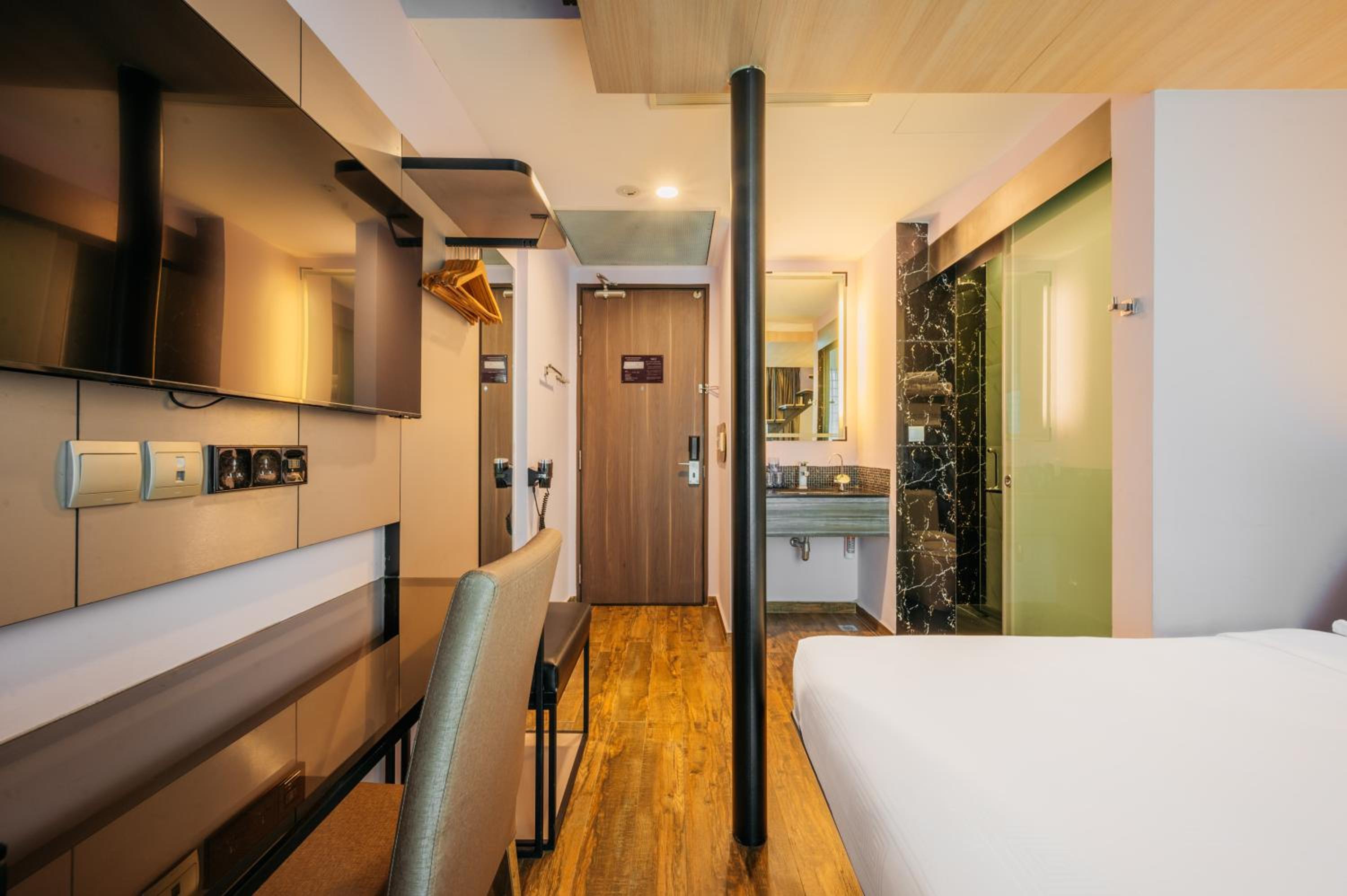 Classic Family Room with One Double Bed and One Single Bed