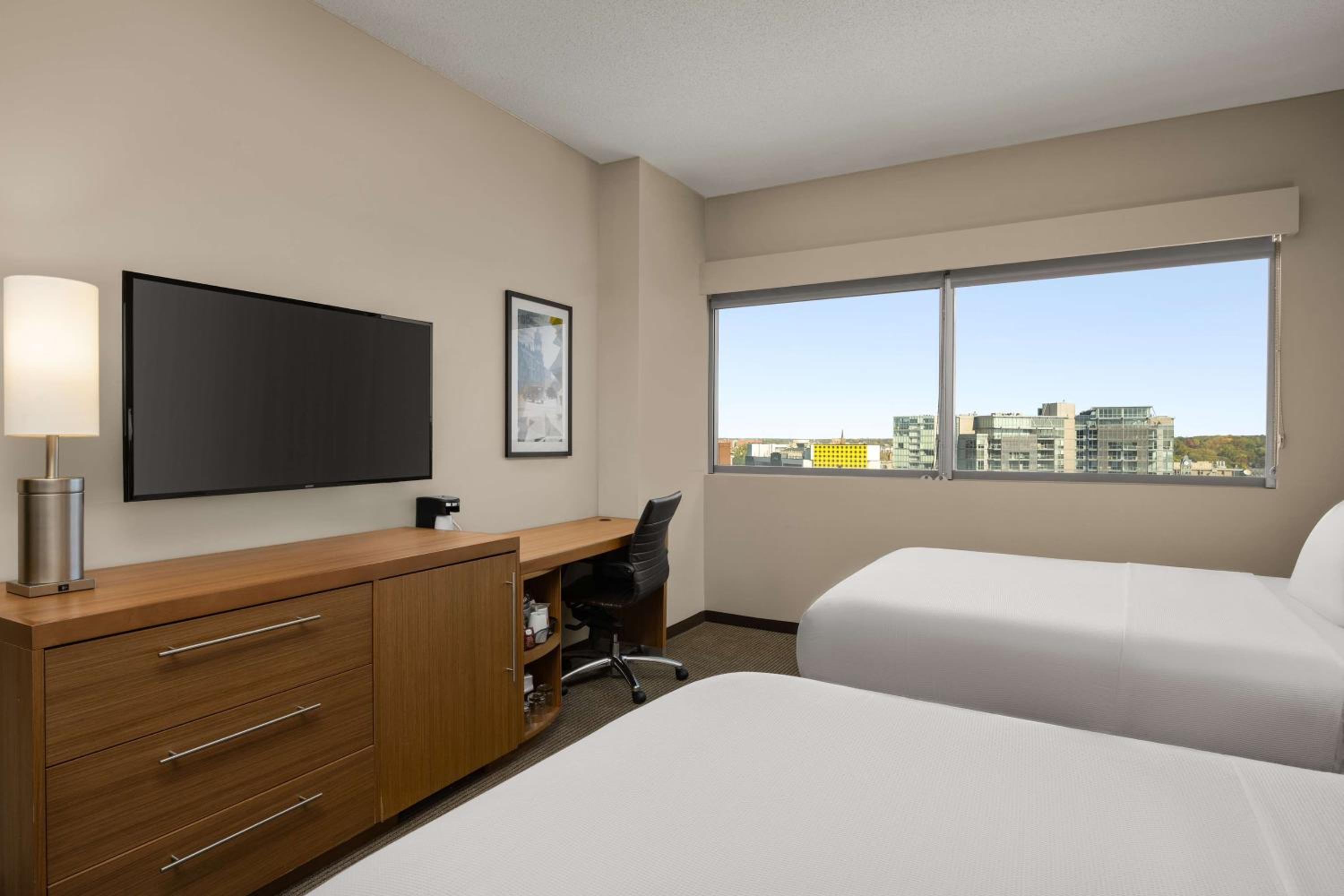 Double Queen Room with Sofa Bed - High Floor