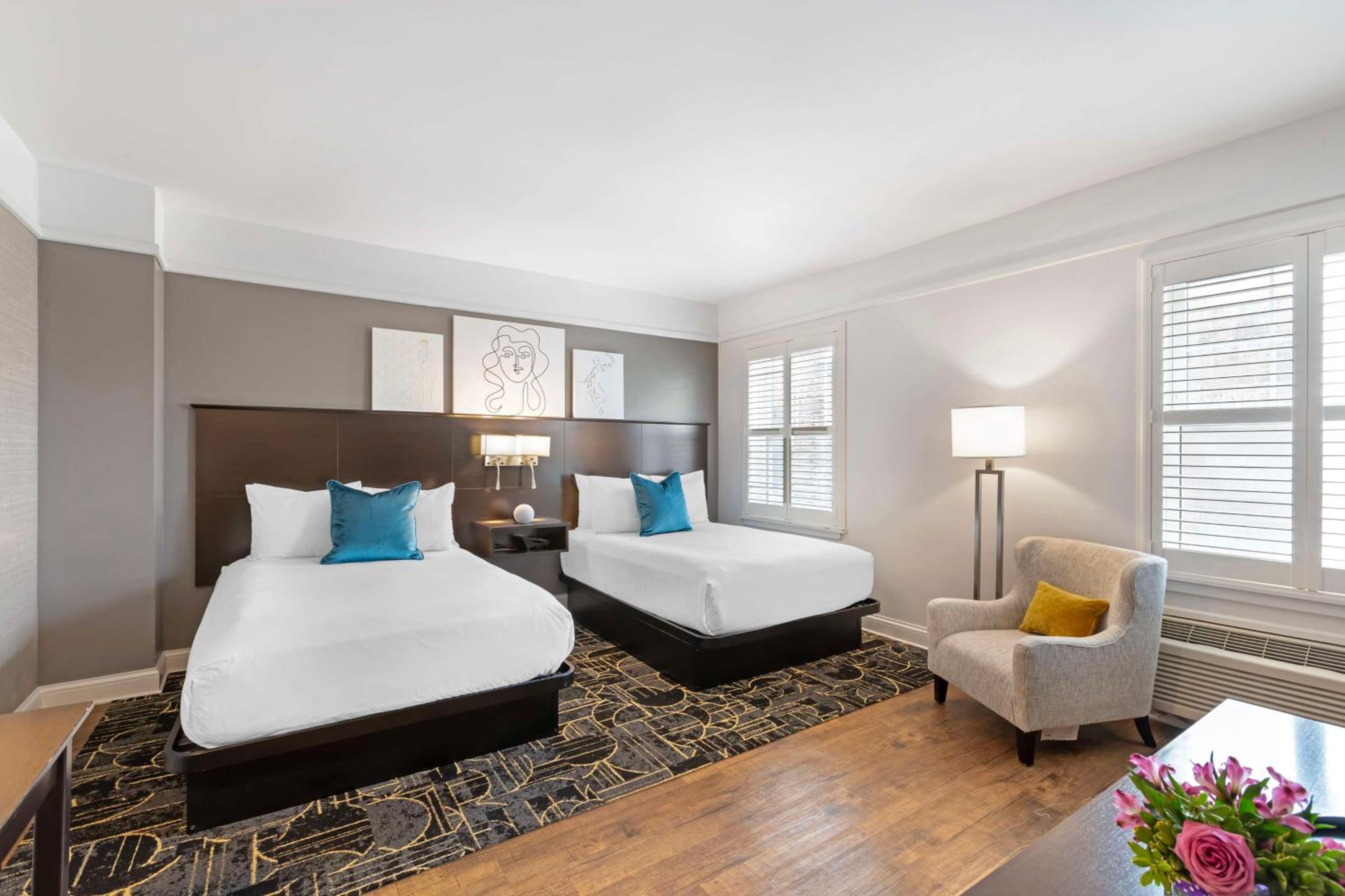 Double Room with Two Double Beds and Sofa Bed - Non-Smoking