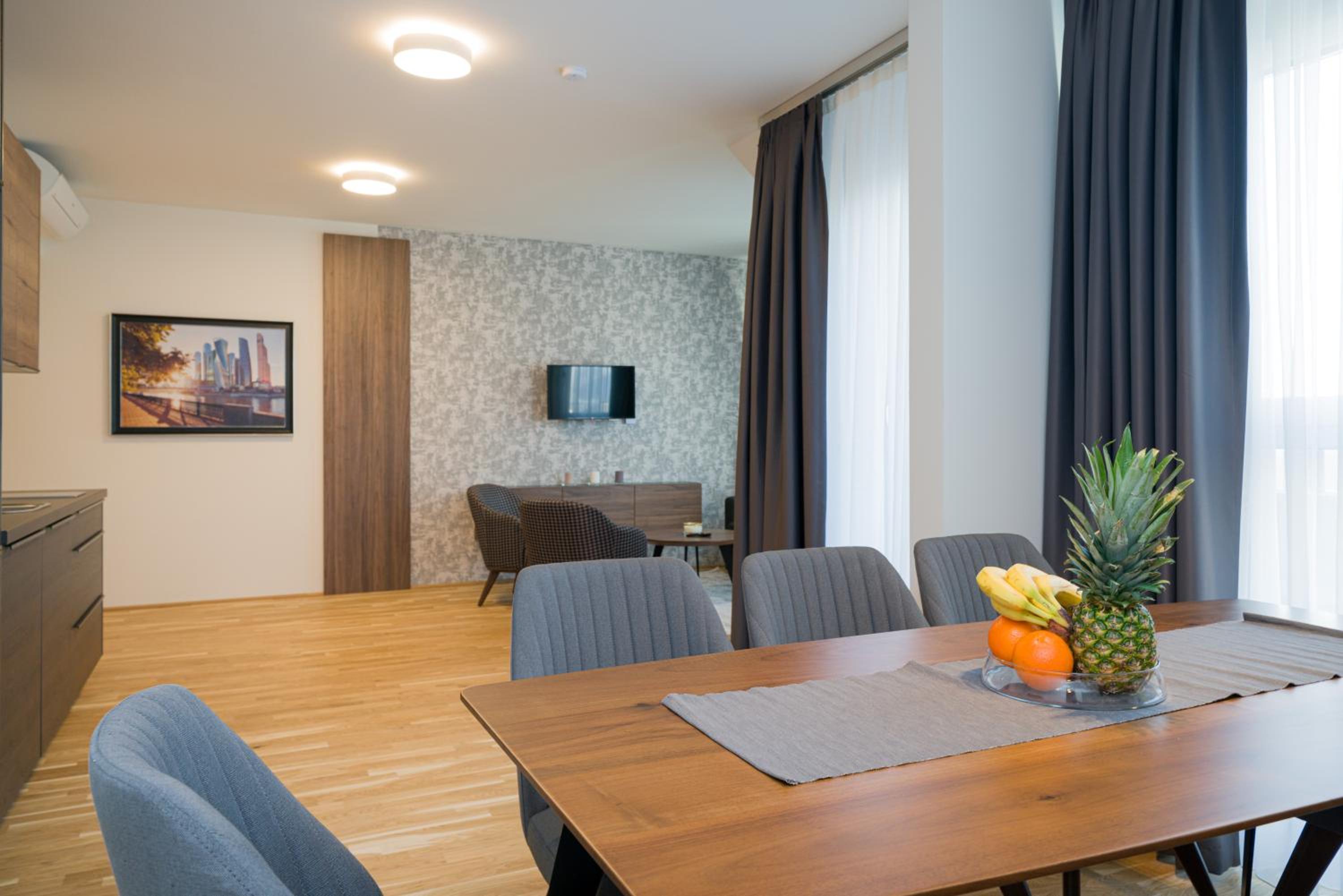 Three-Bedroom Apartment with Balcony