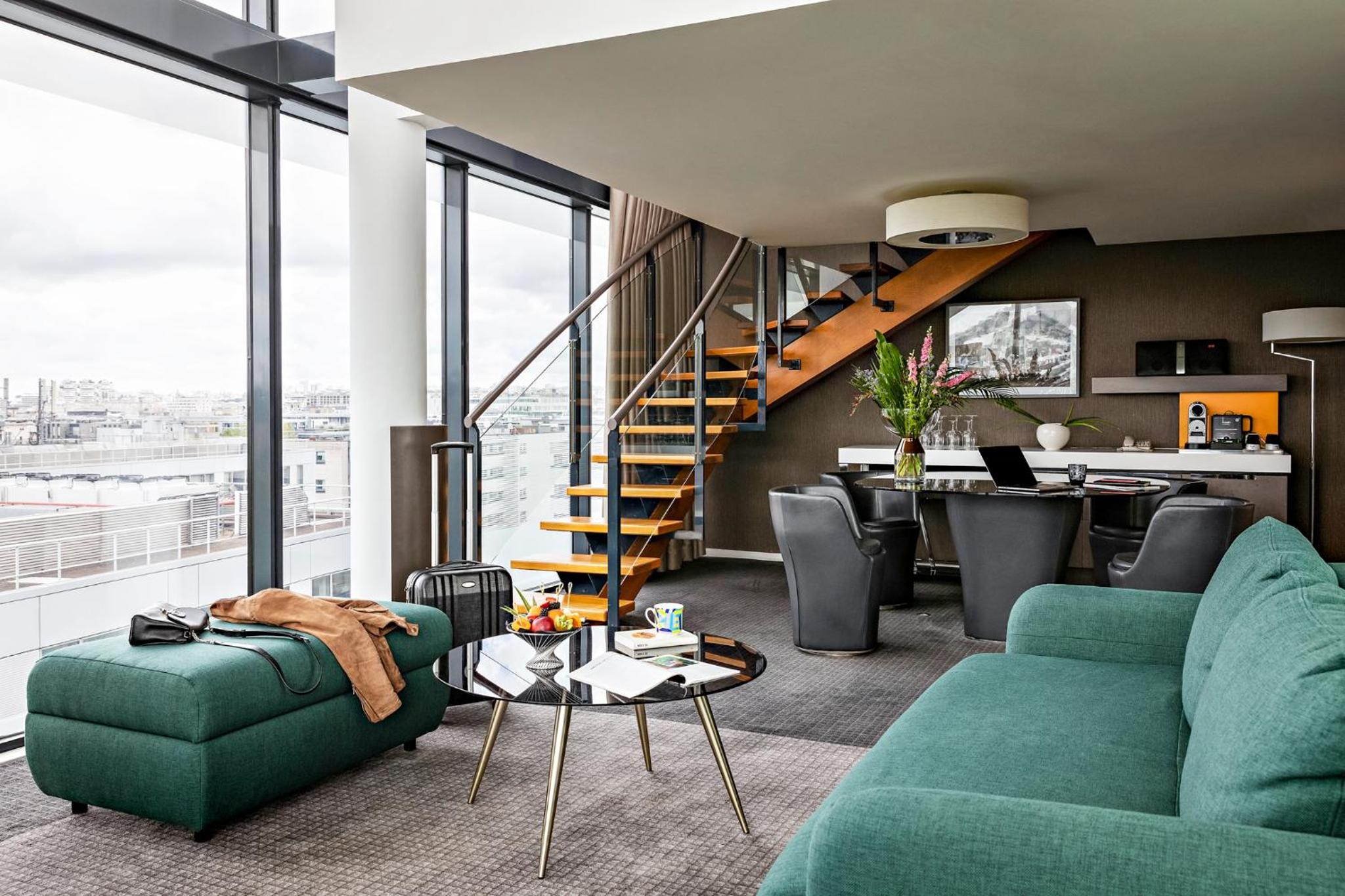 Presidential Suite with Two King Beds and One Double Sofa Bed - High Floor/Paris View