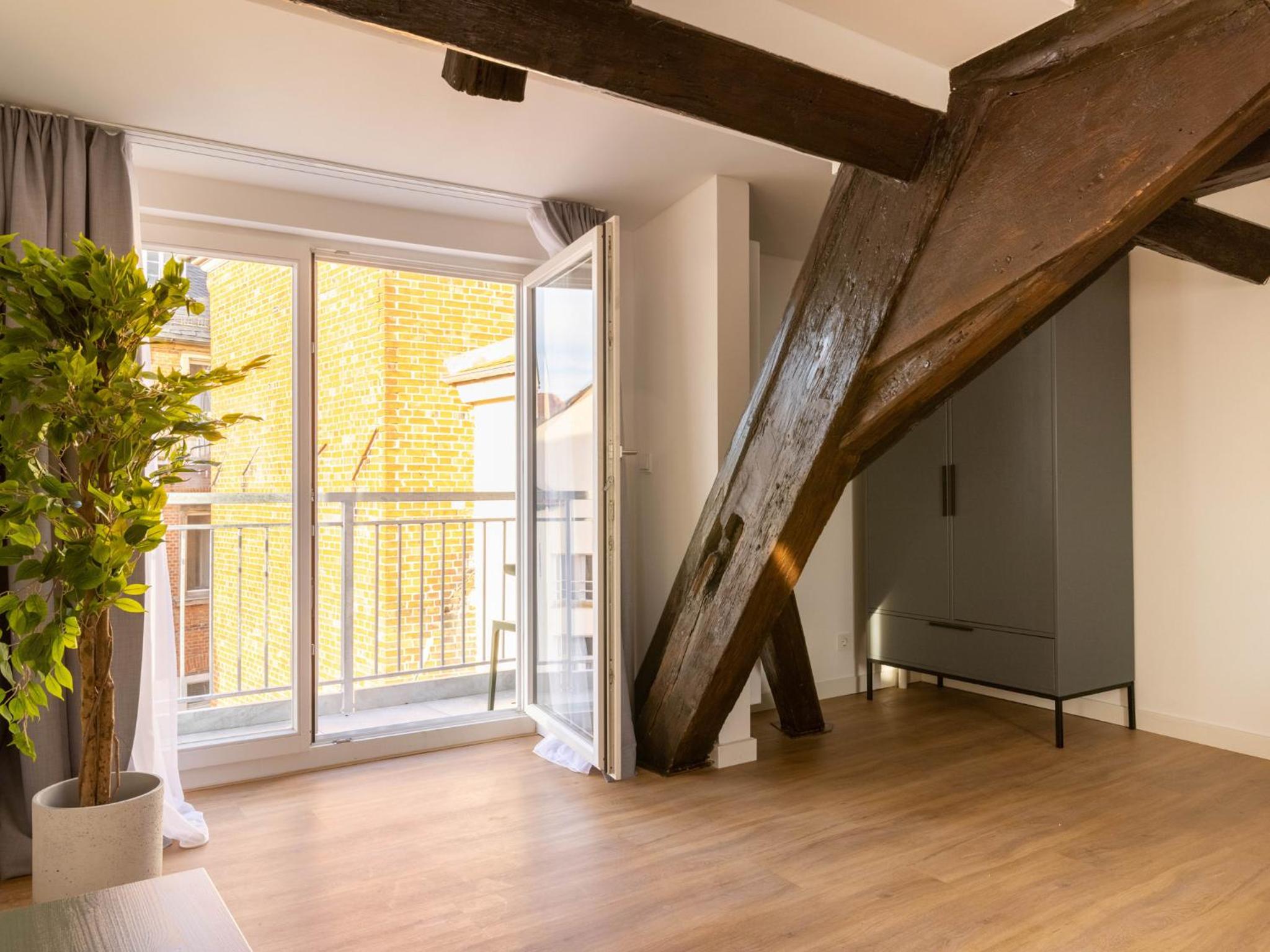 Two-Bedroom Duplex Suite with Balcony