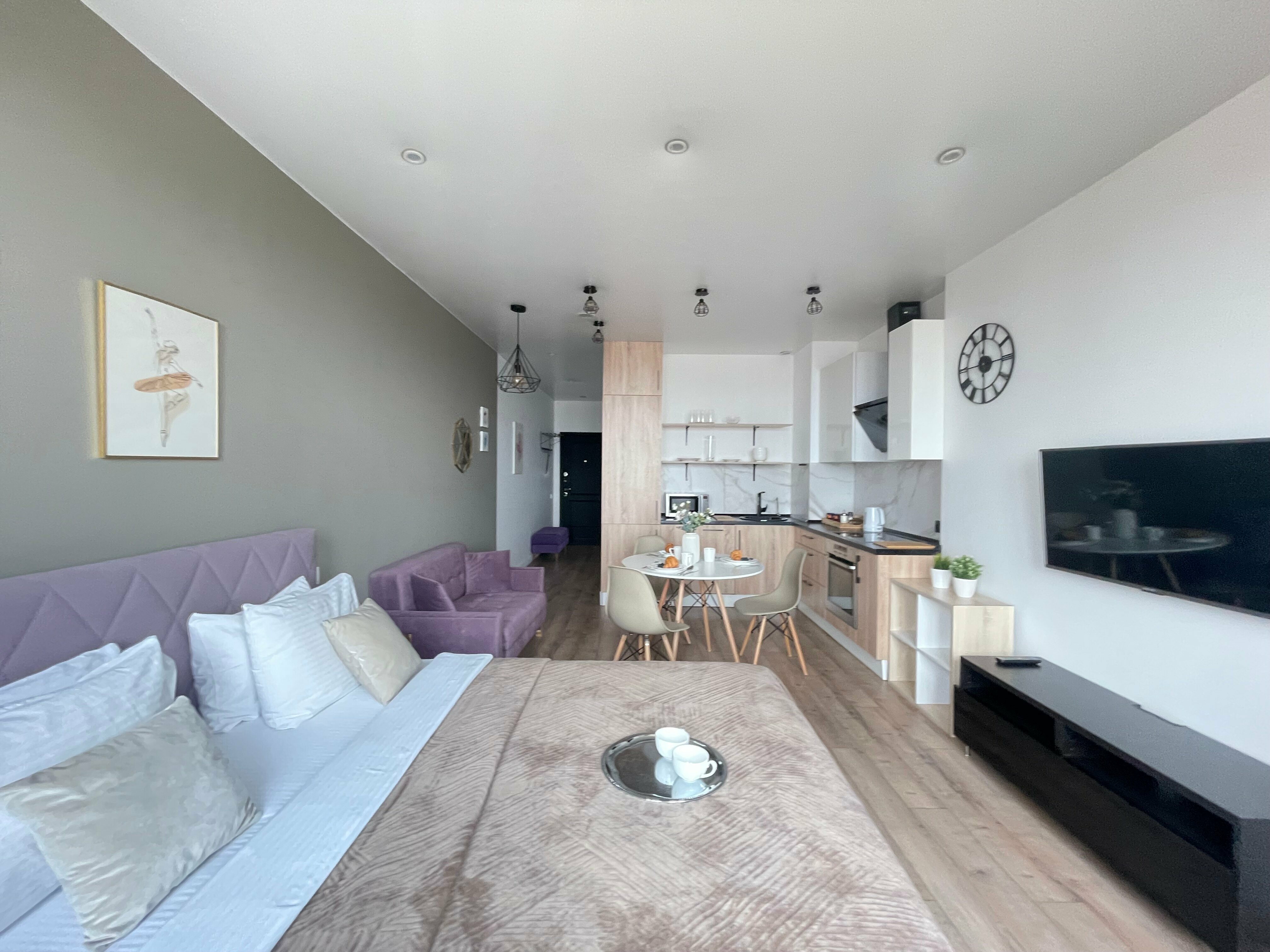 Scandinavia - 3х местные делюкс апартаменты в "Савеловский-Сити" (21 этаж)