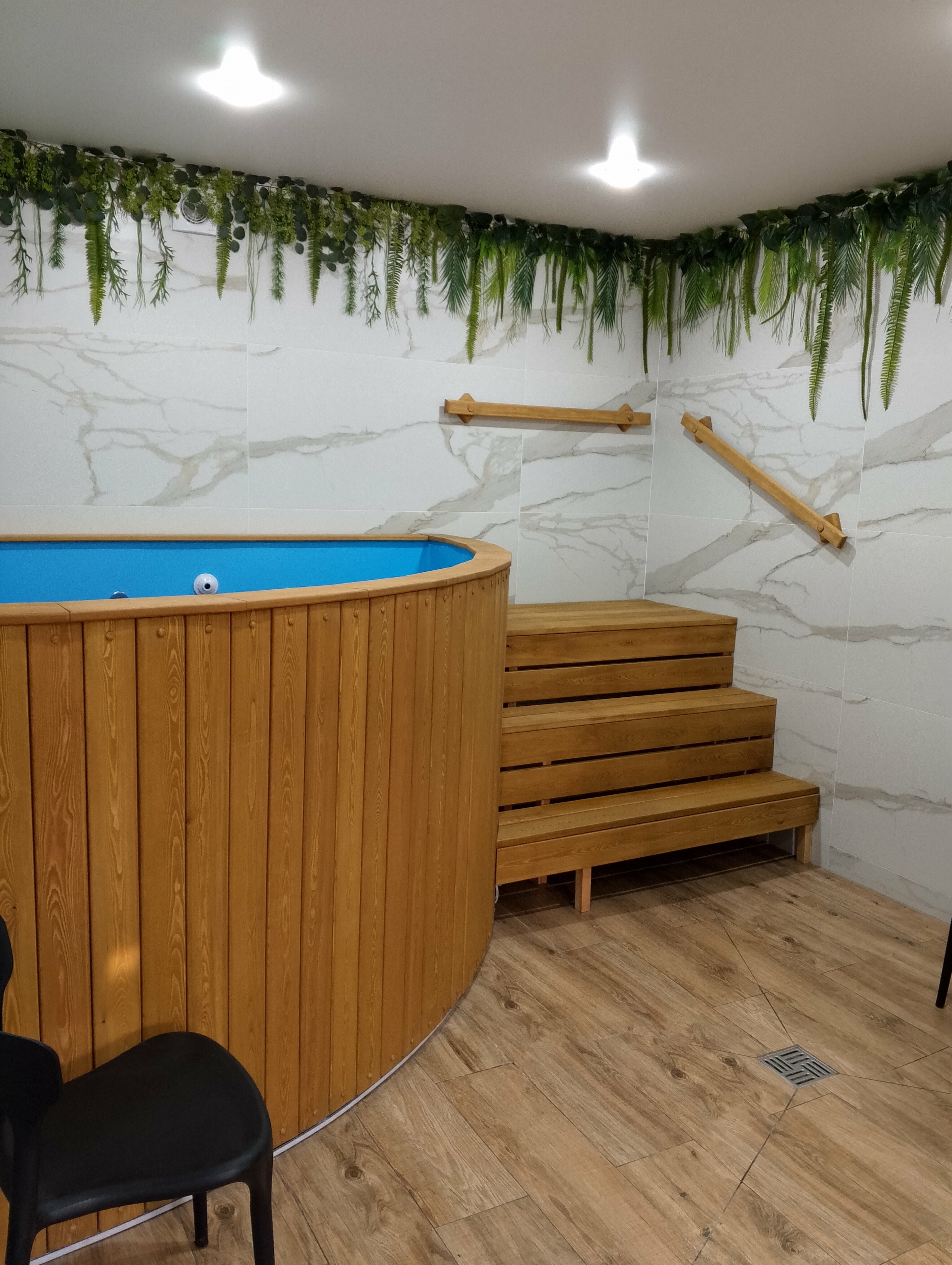 Коттедж с джакузи с термальной водой