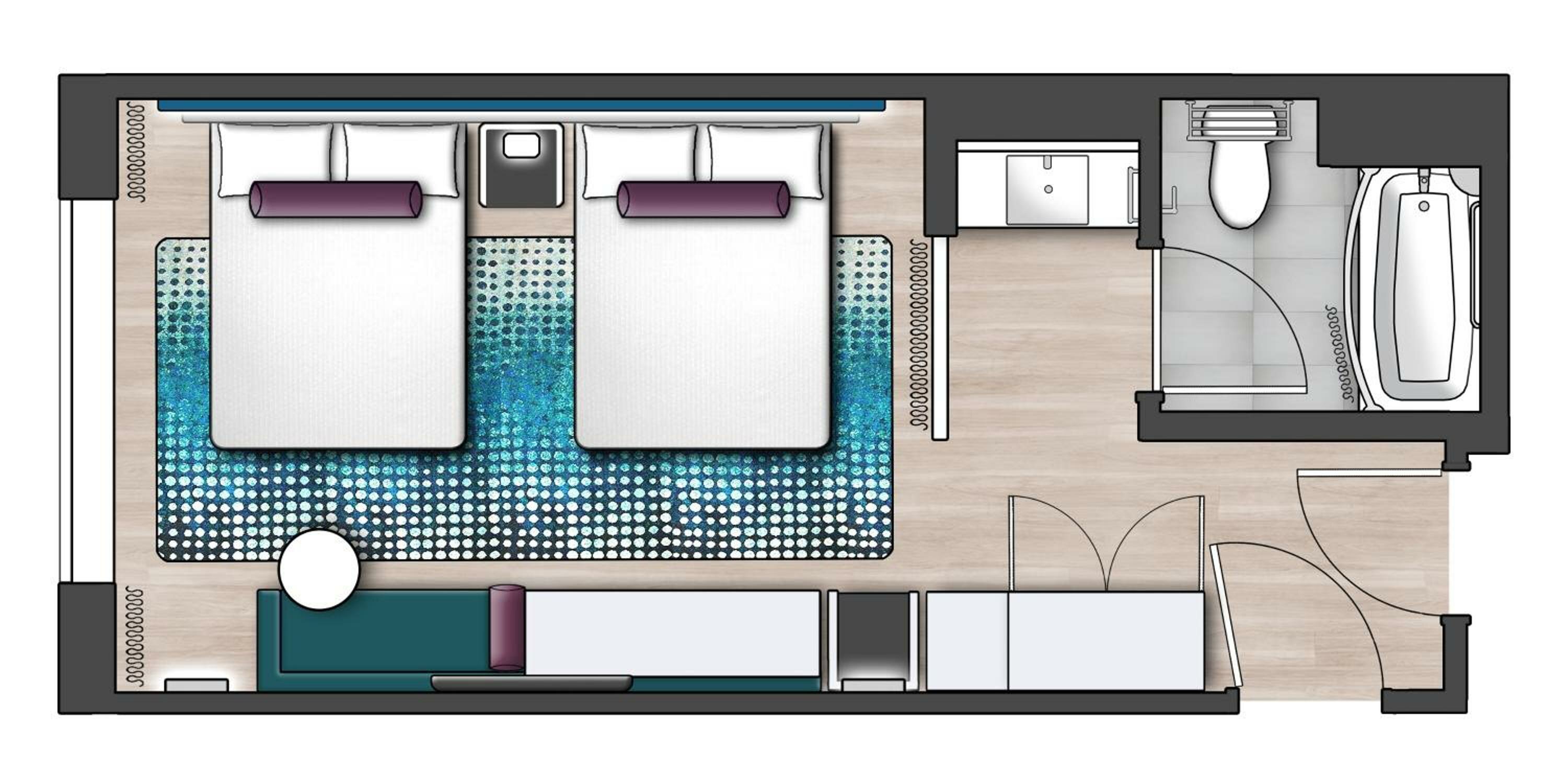 Hearing Accessible Pool View Standard Room (Includes Early Park Admission*)