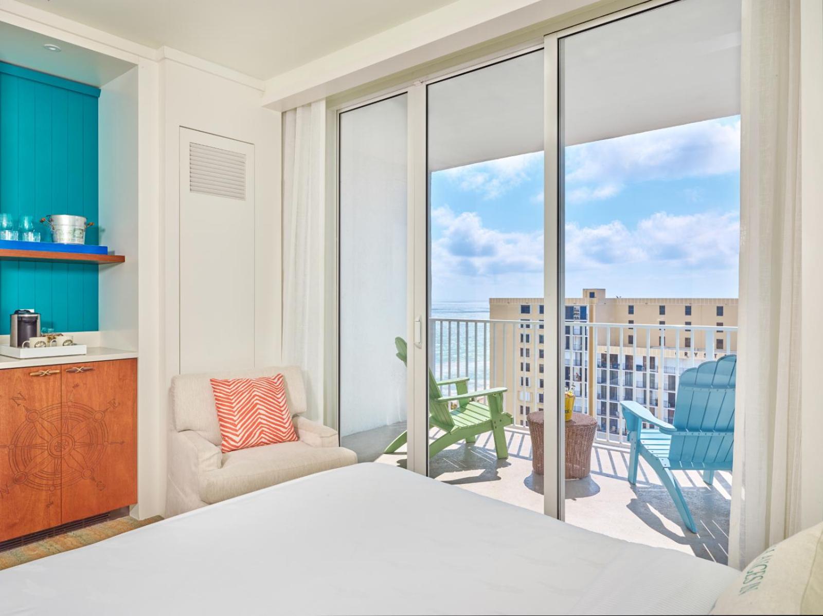 Queen Room with Two Queen Beds Partial Ocean View