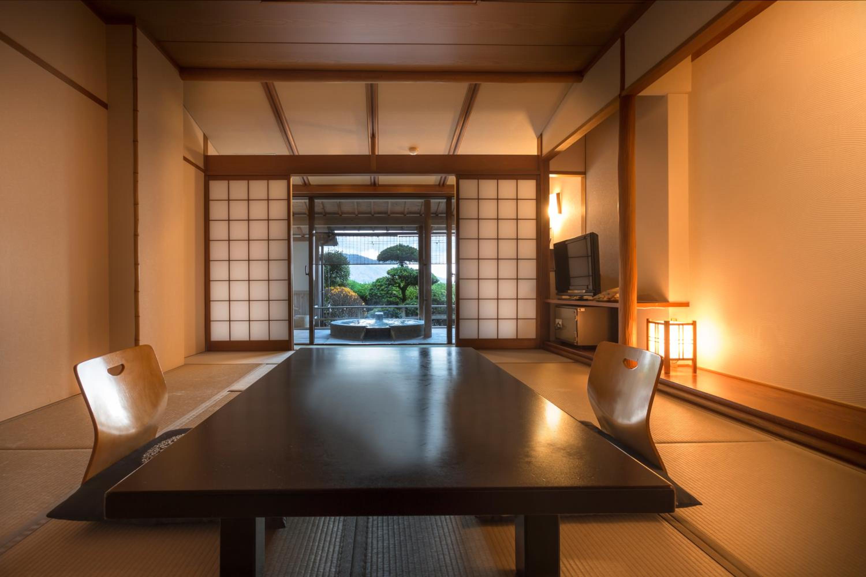 Japanese-Style Room with Open-Air Bath