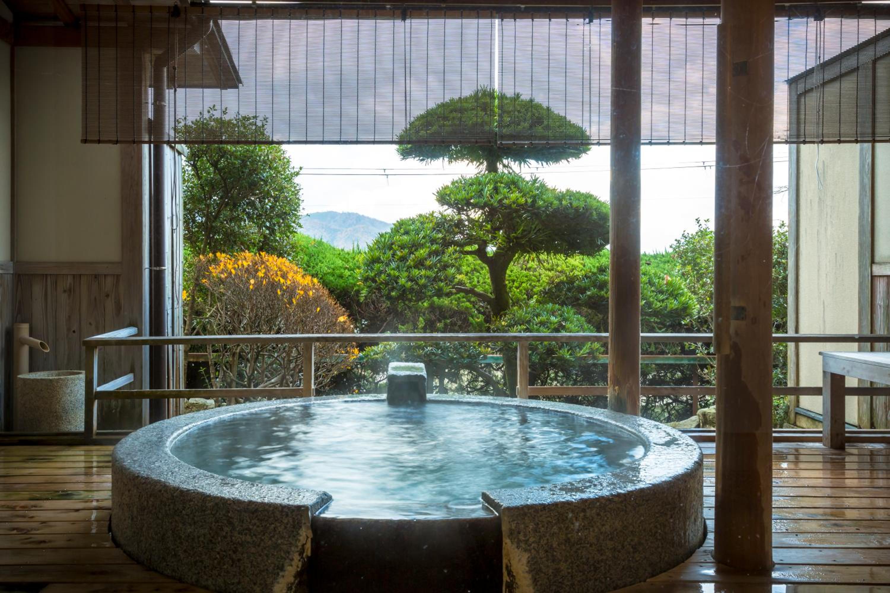 Japanese-Style Room with Open-Air Bath