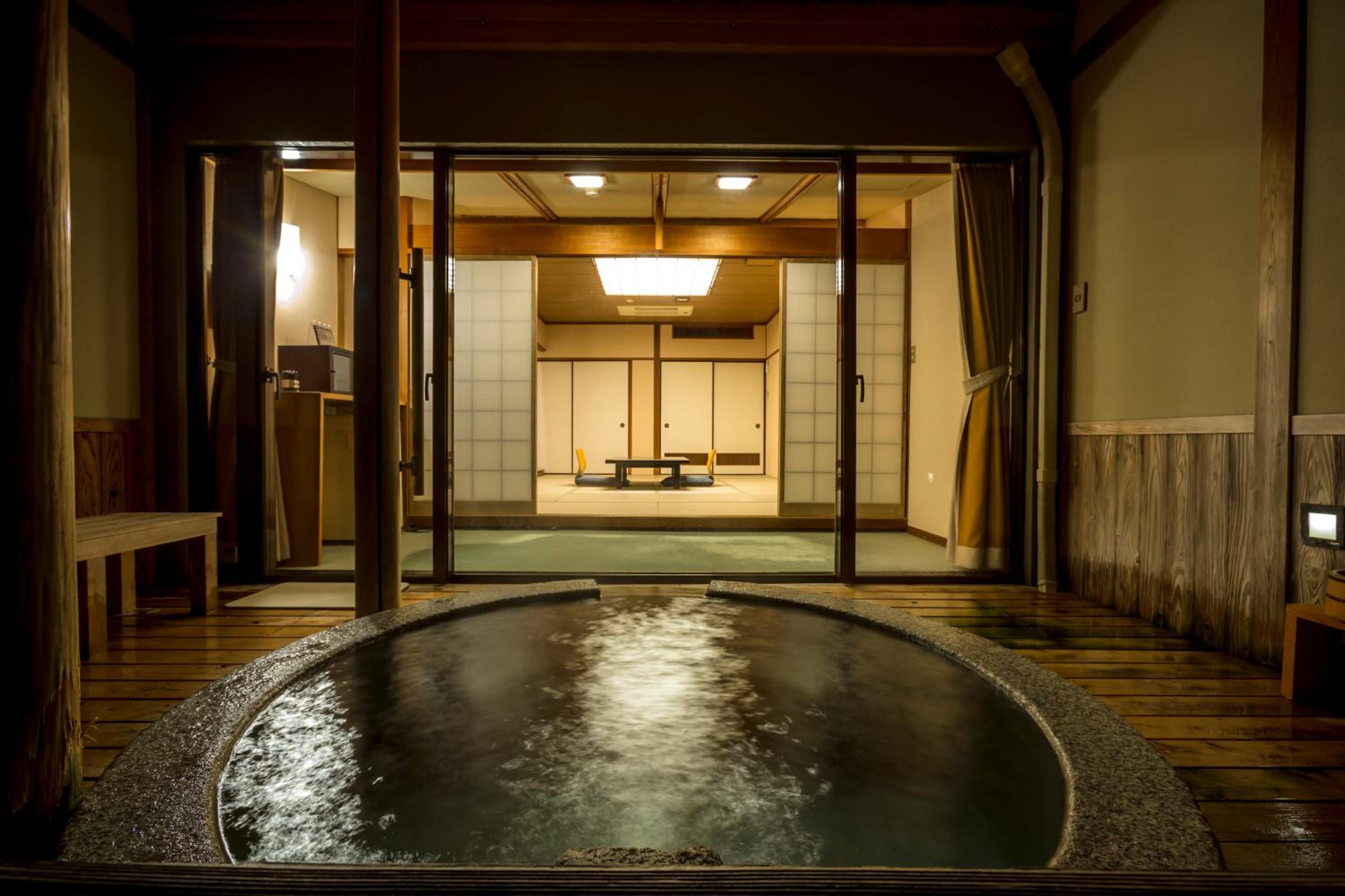Japanese-Style Room with Open-Air Bath