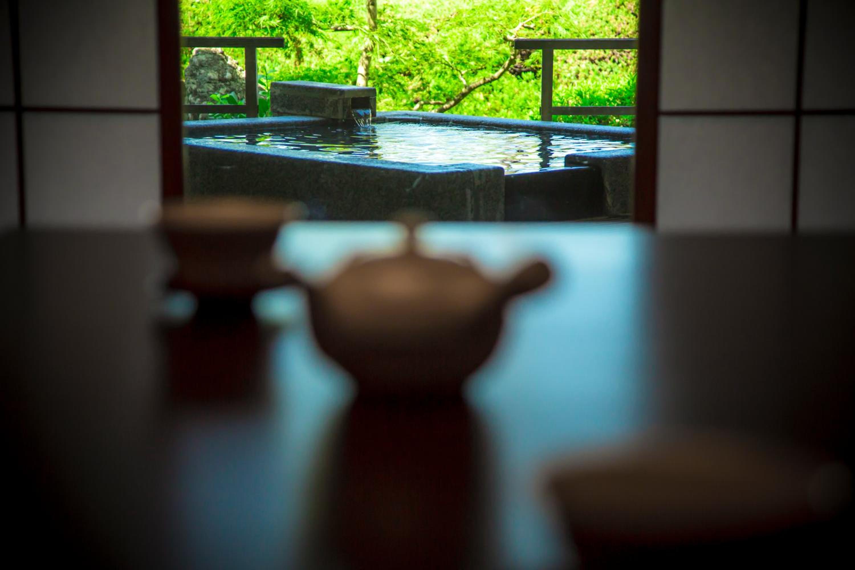 Japanese-Style Room with Open-Air Bath