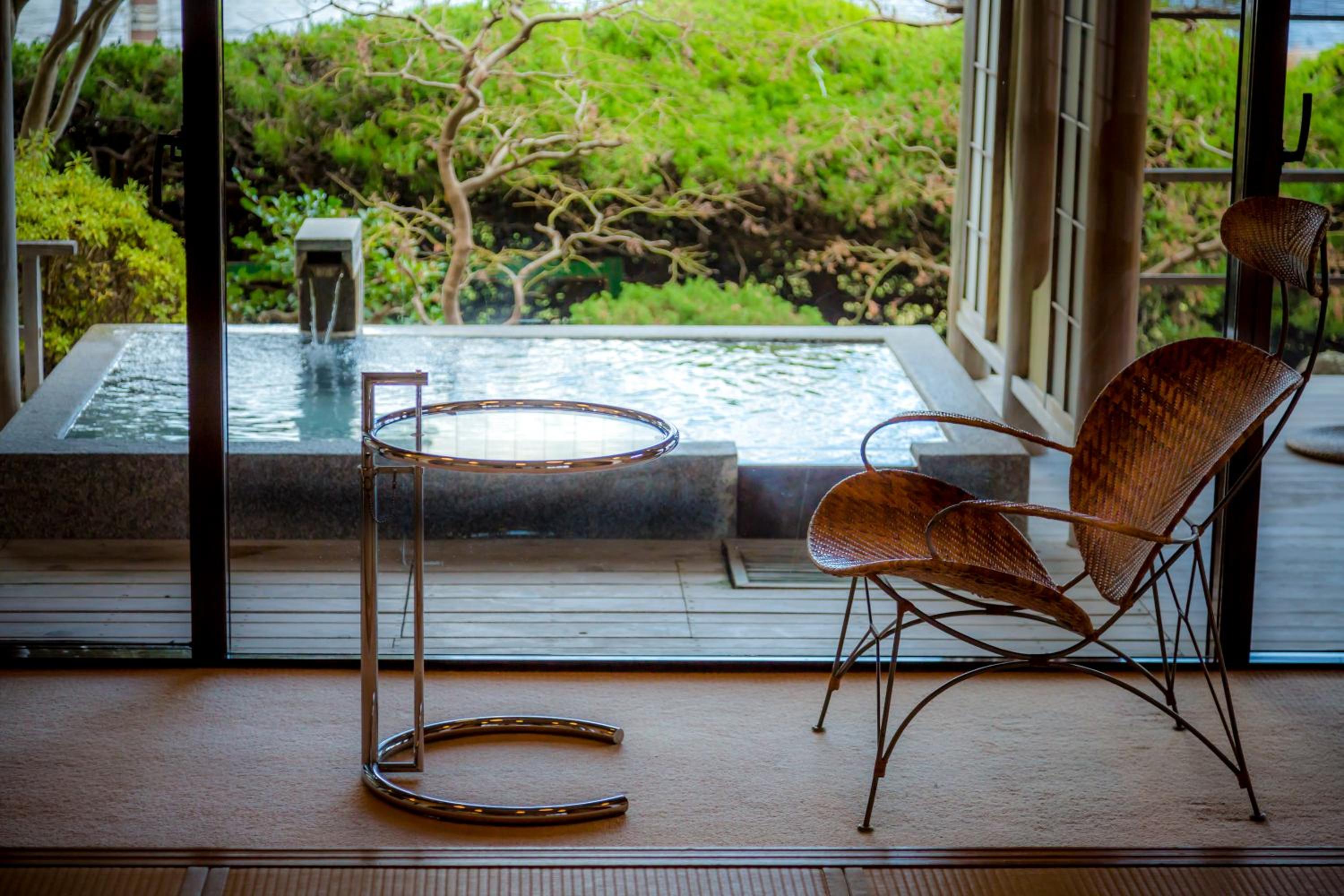 Japanese-Style Room with Open-Air Bath