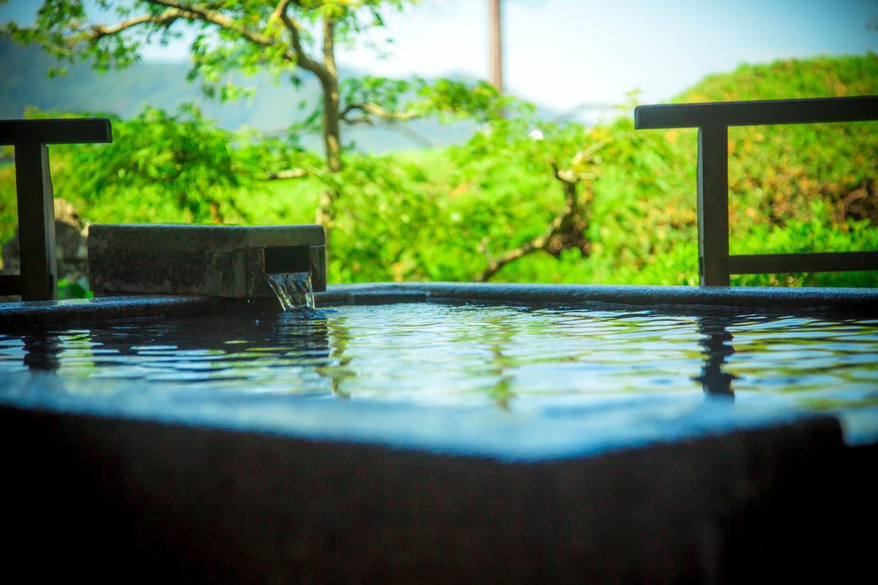 Japanese-Style Room with Open-Air Bath