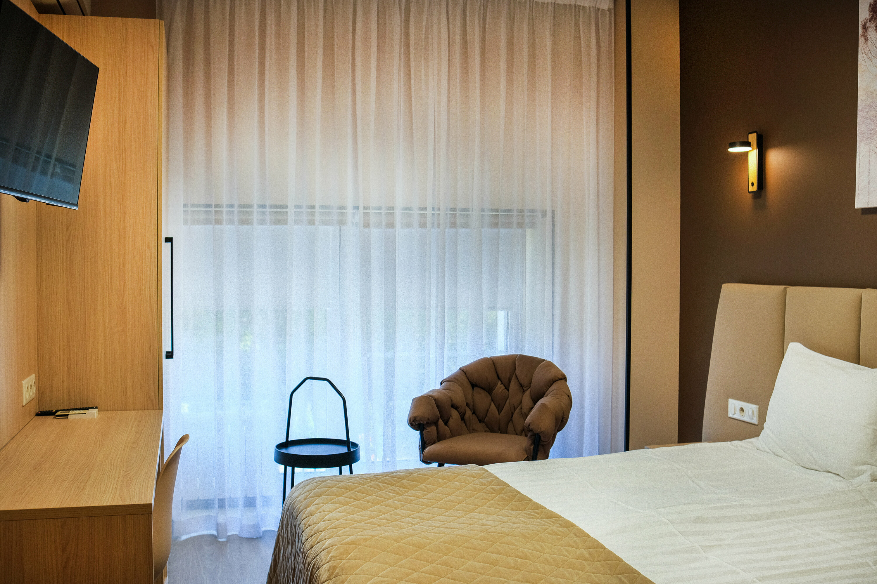 Двухместный номер с 1 кроватью или 2 отдельными кроватями, вид на город