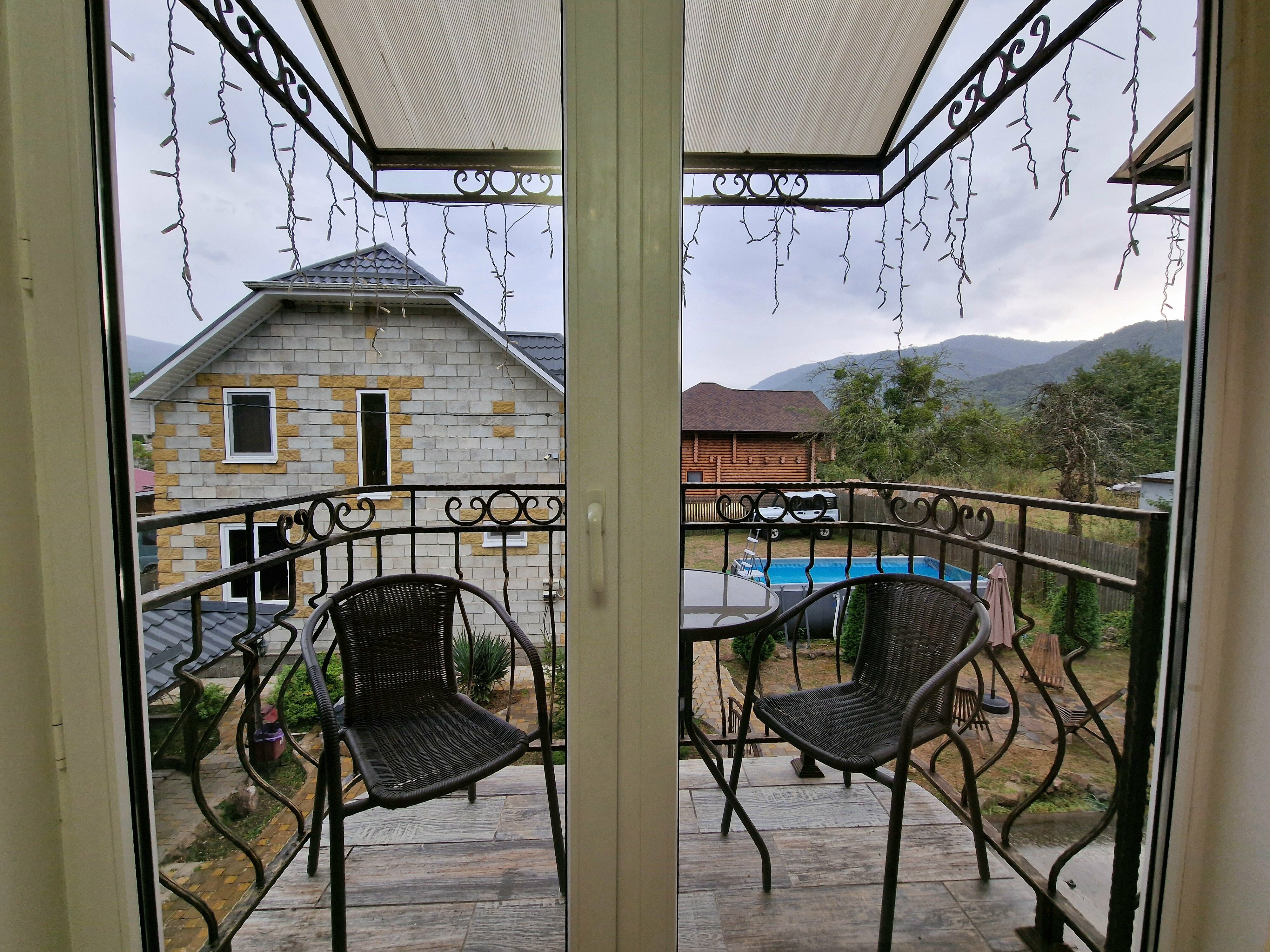 Двухместный номер с 1 кроватью и балконом