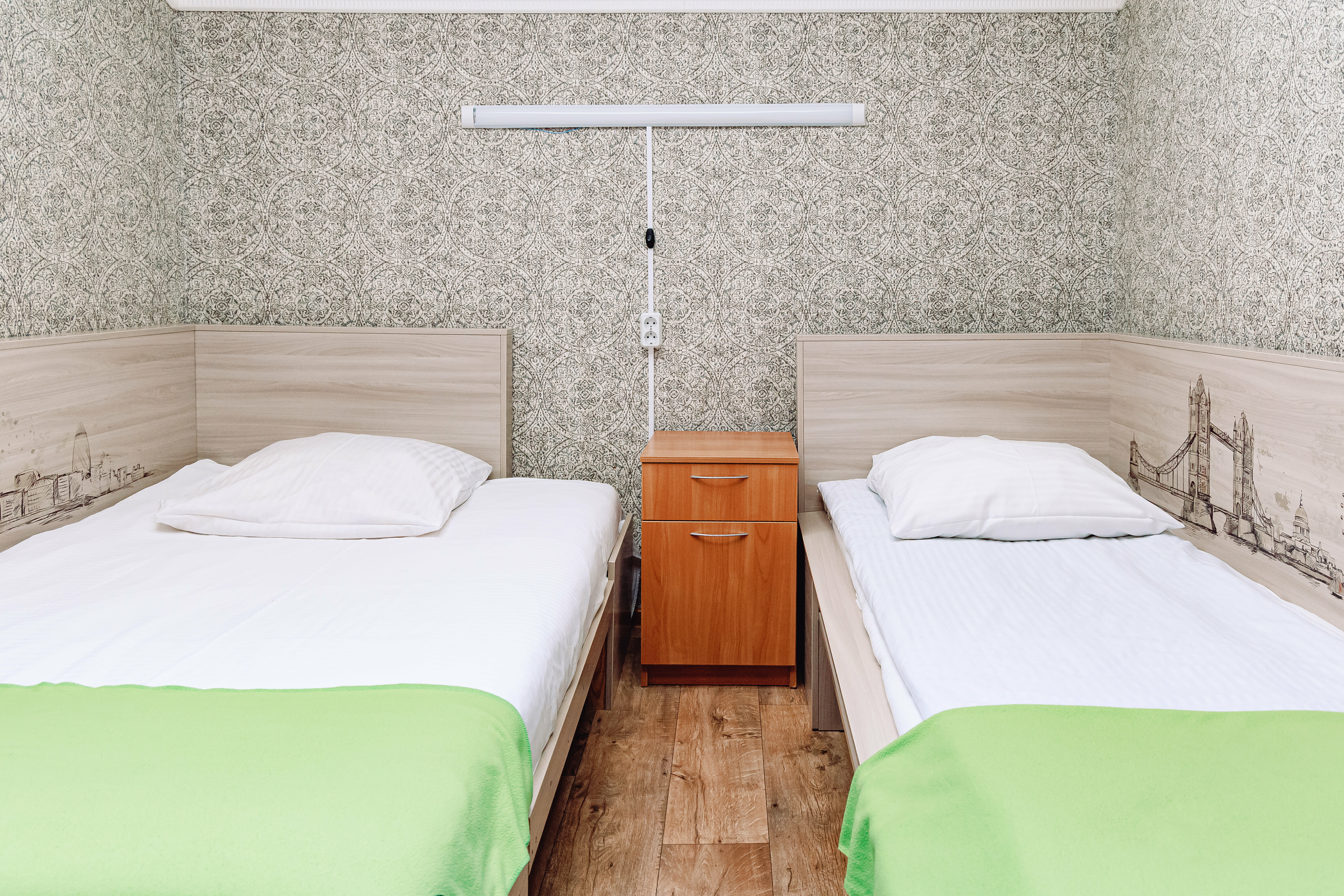 Бюджетный двухместный номер с 2 отдельными кроватями