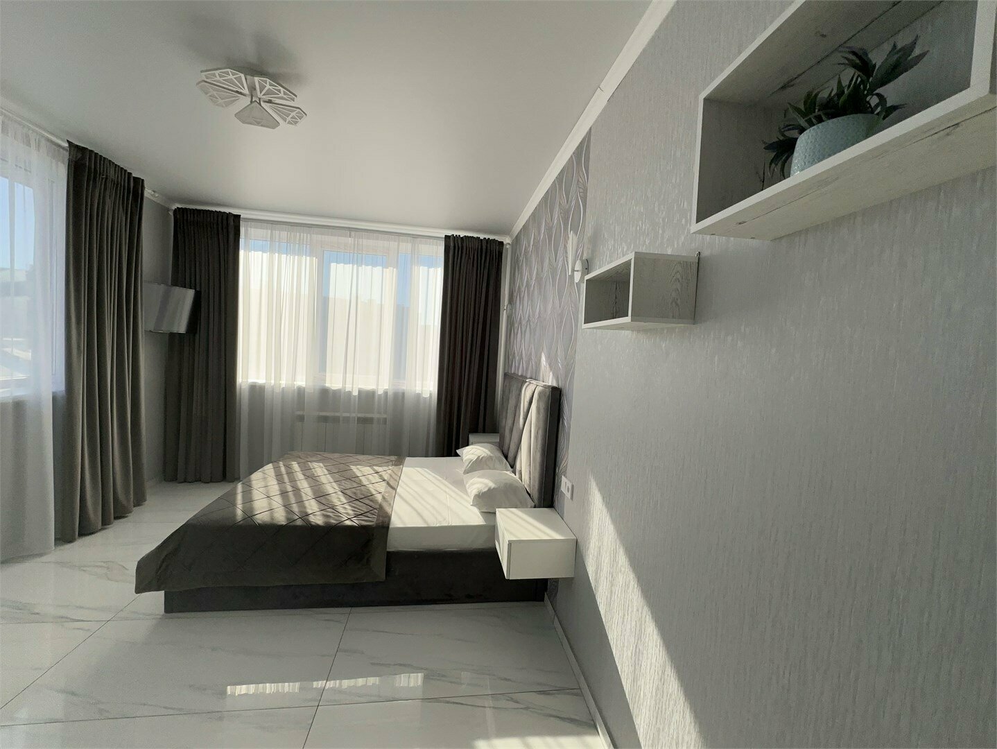 Двухместный номер с 1 кроватью и балконом