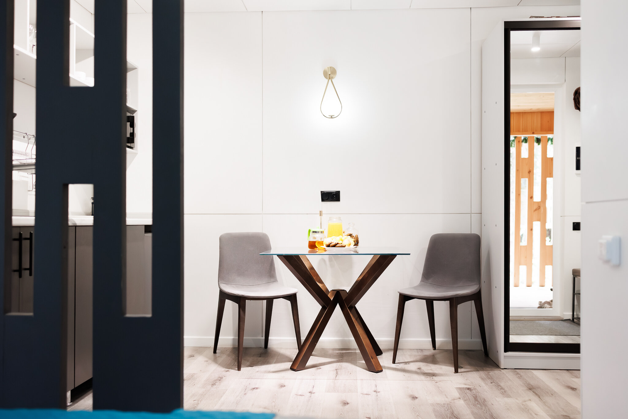 Зеркальный двухместный таунхаус