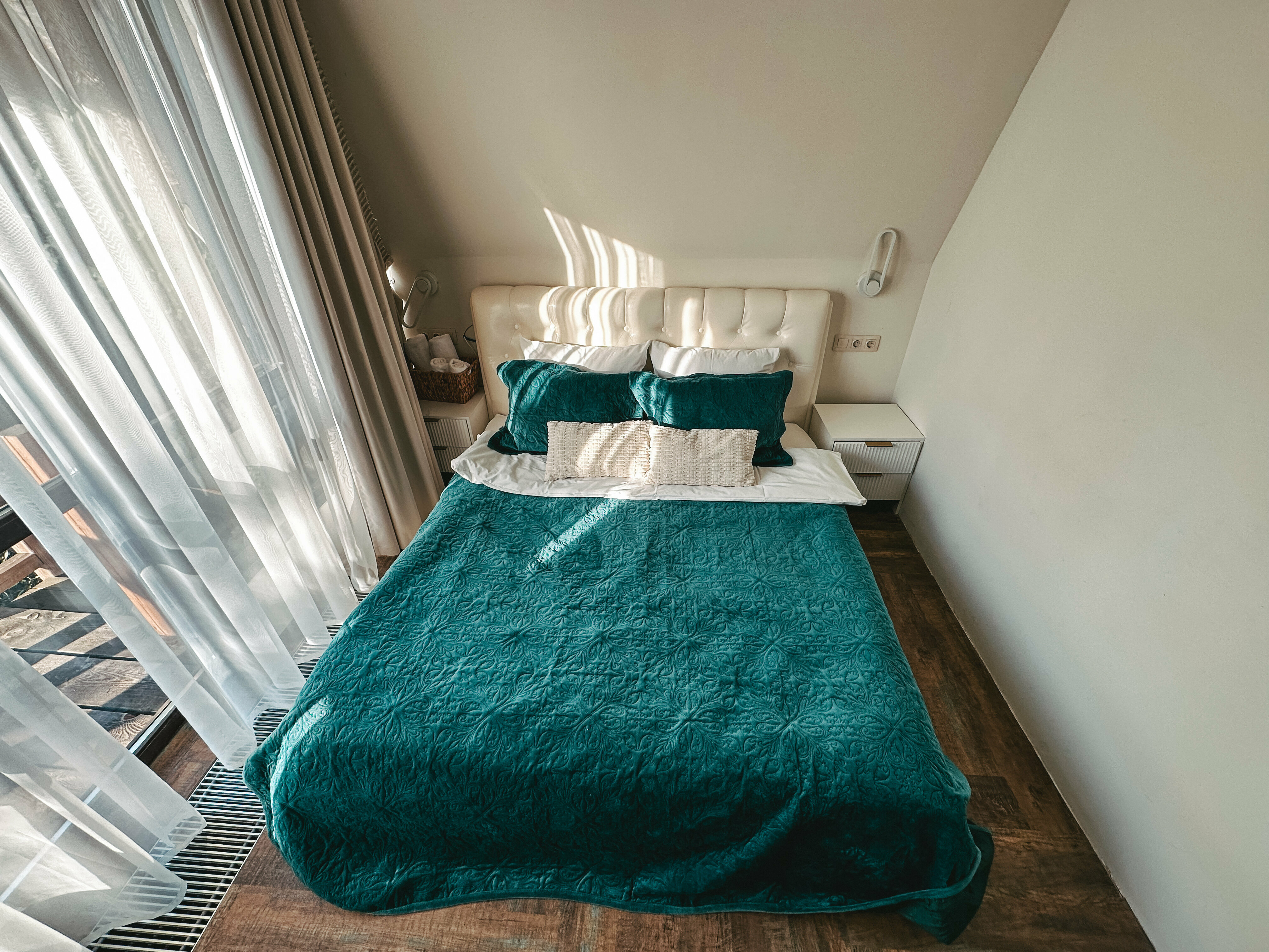 Треугольное шале с большим залом