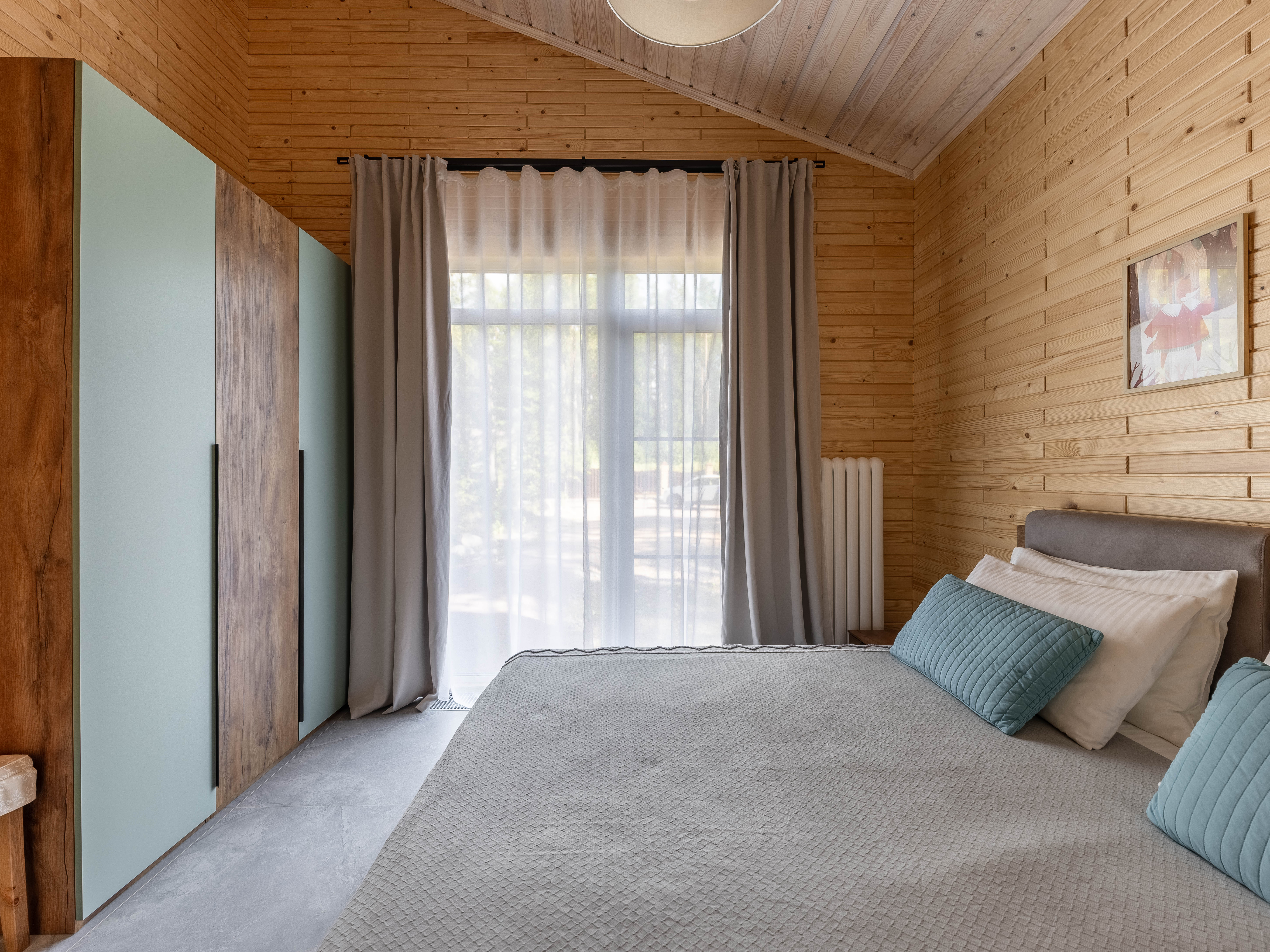 Деревянный дом с сауной и камином HARMONY 101