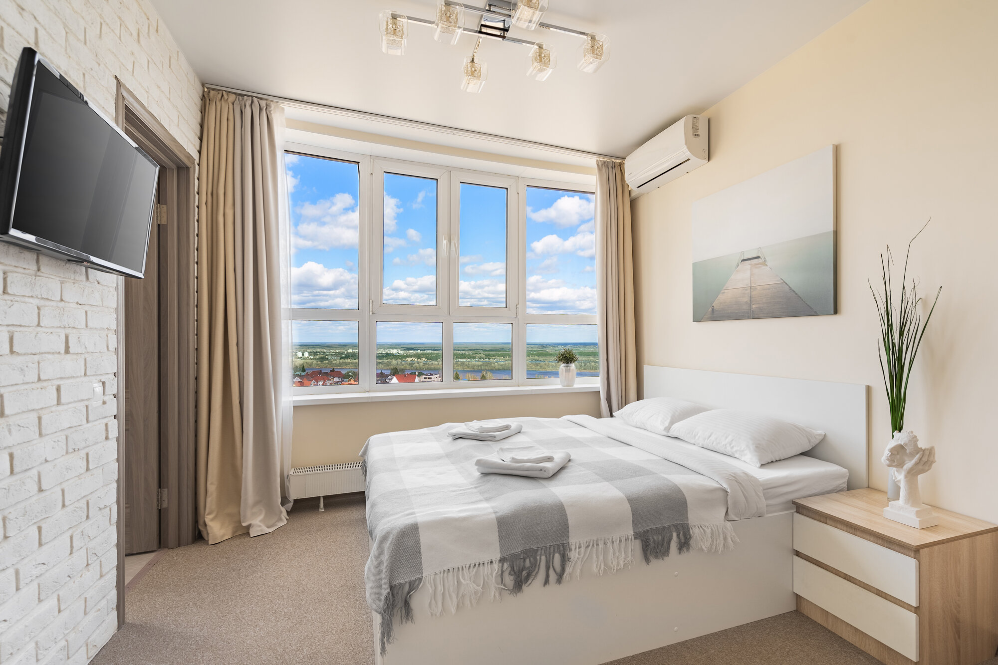 Двухместный номер с видом на Волгу