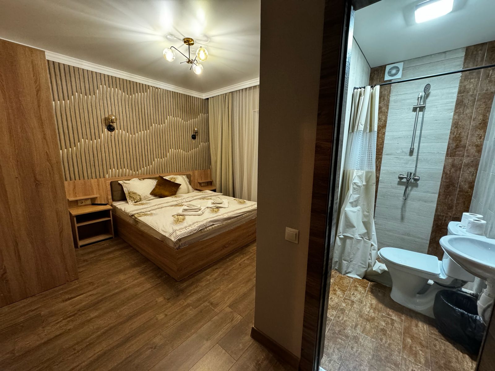 Двухместный номер с 1 кроватью и видом на горы