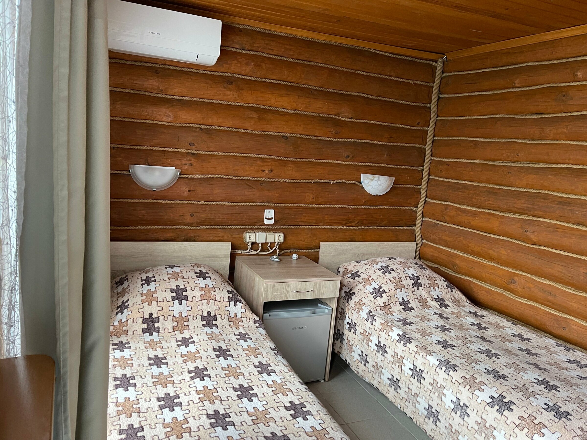 Двухместный номер с 2 отдельными кроватями, вид на озеро