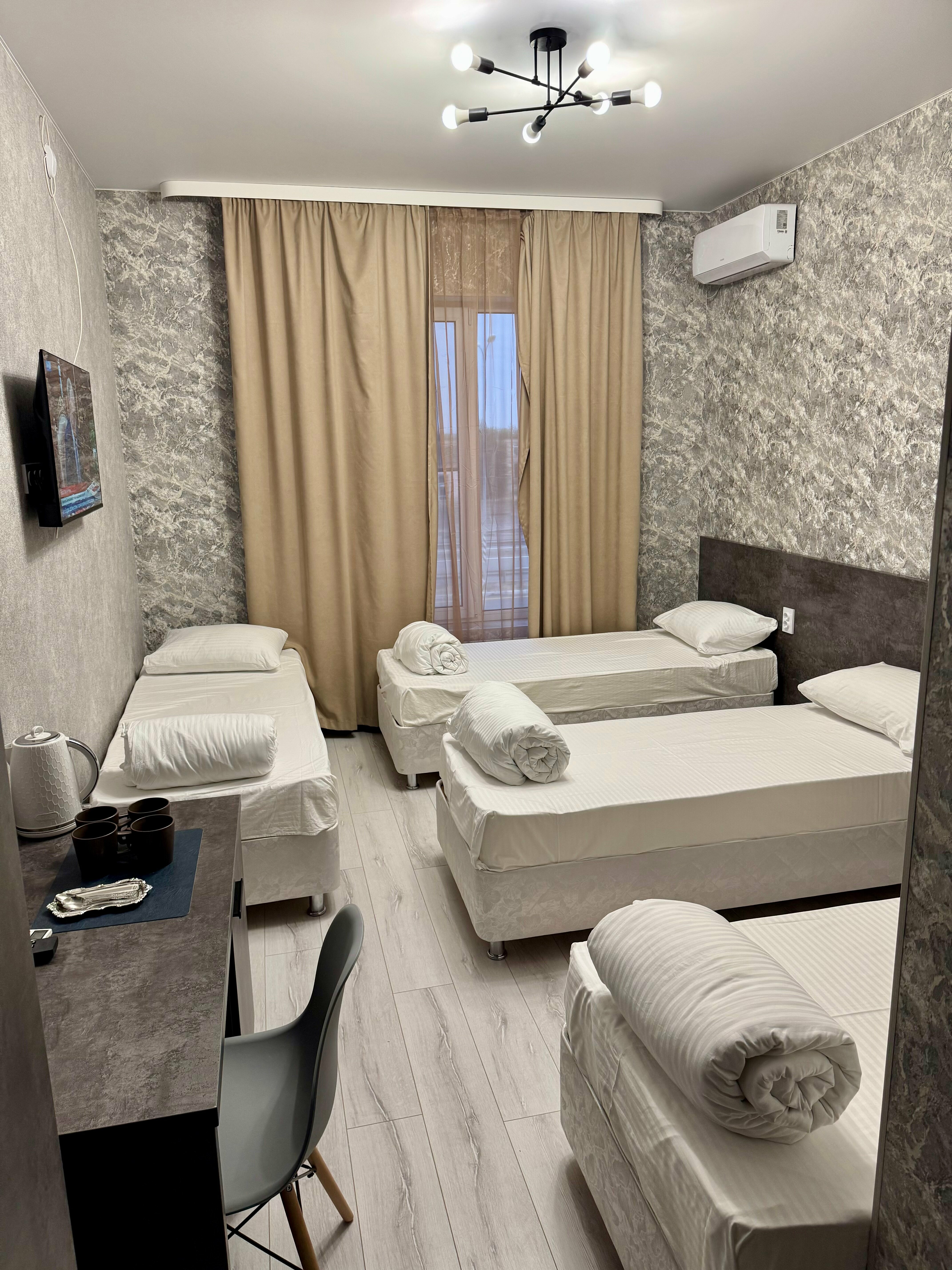 Четырехместный комфорт с раздельными кроватями