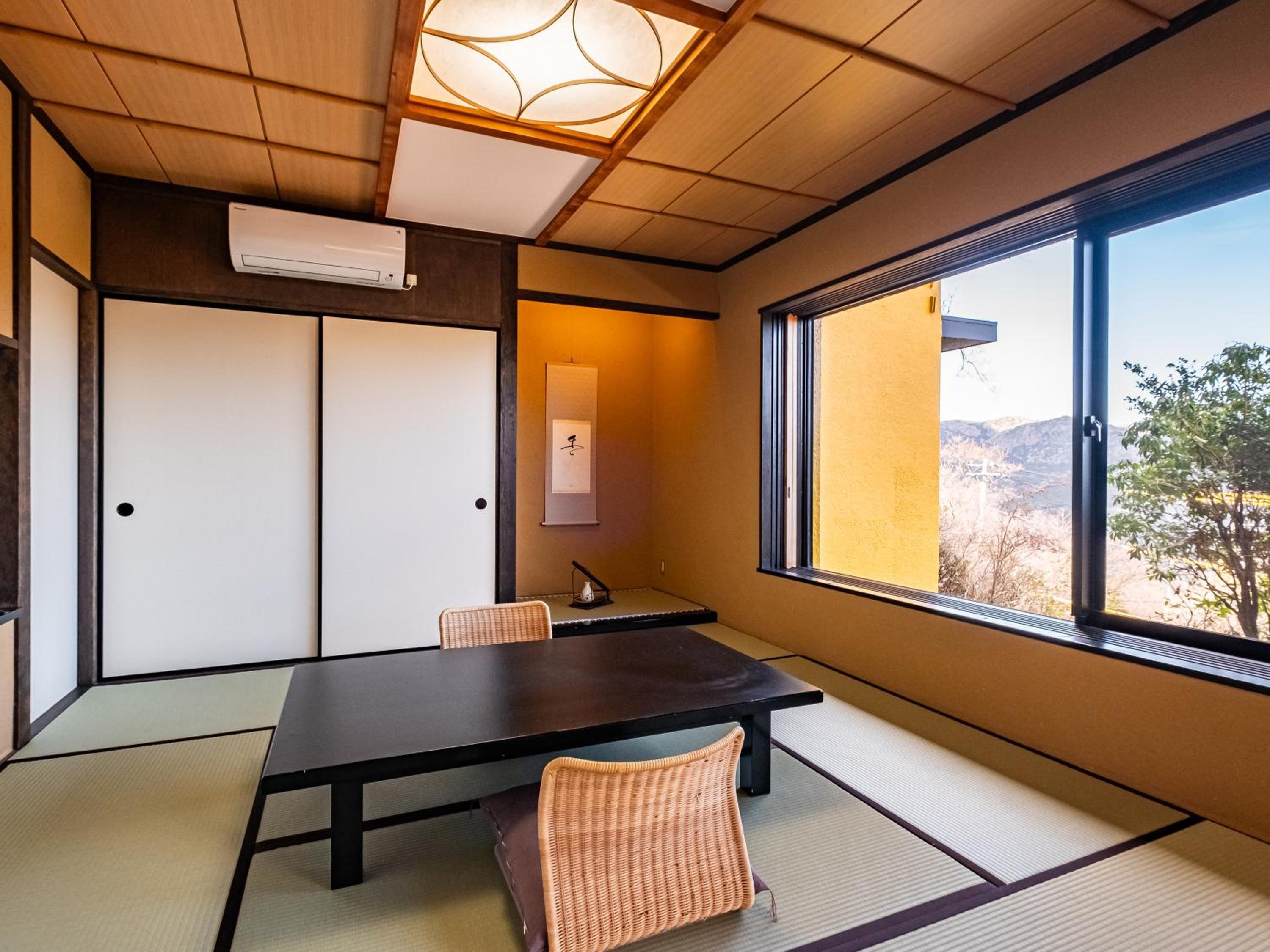 Japanese and Western style room 46㎡ Queen Double with Annex private open-air bath