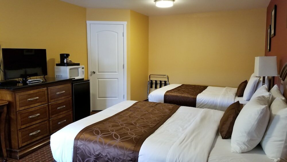 Standard Room, 2 Queen Beds, Refrigerator & Microwave