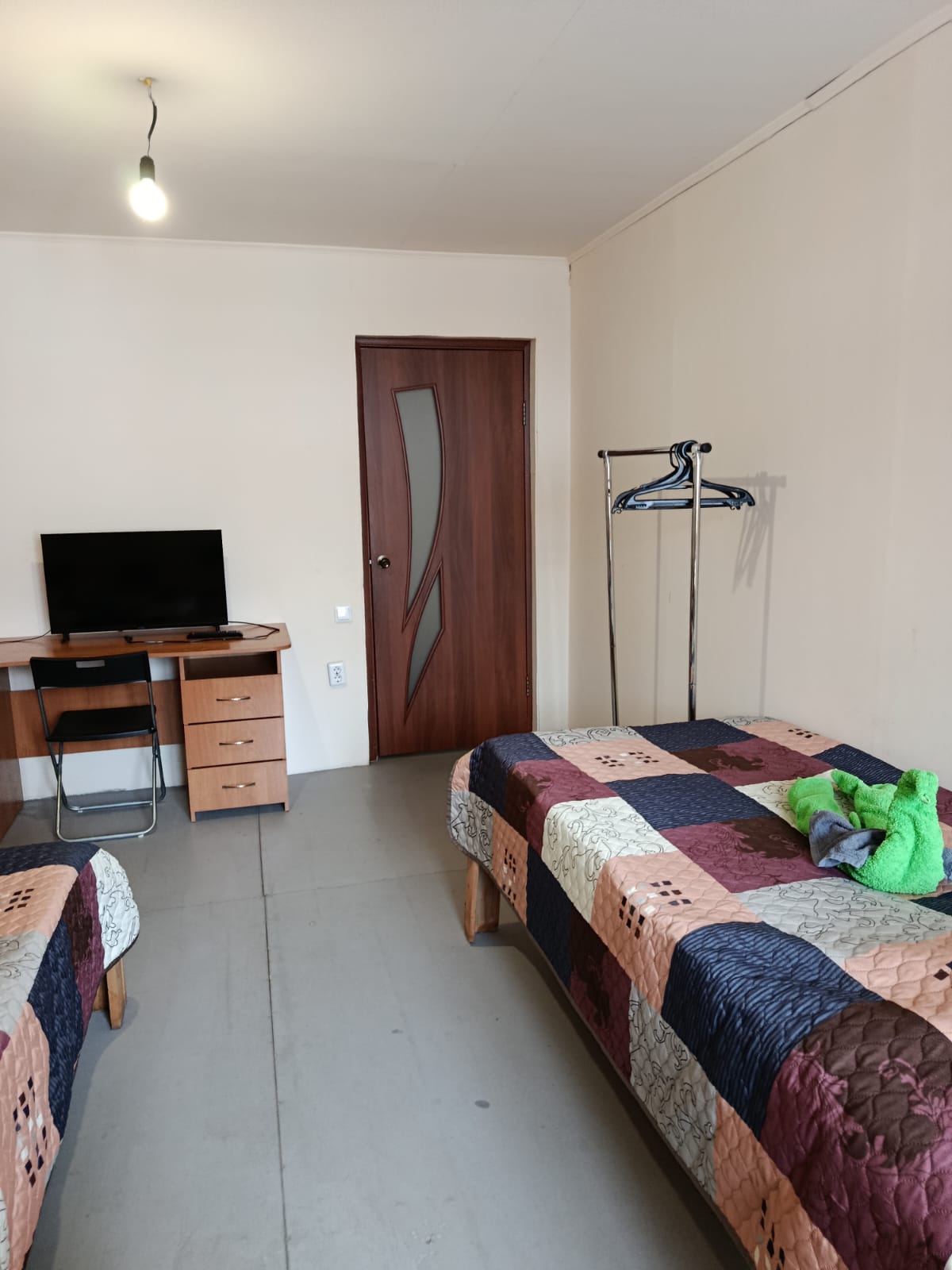 Бюджетный четырехместный номер №3, удобства на этаже