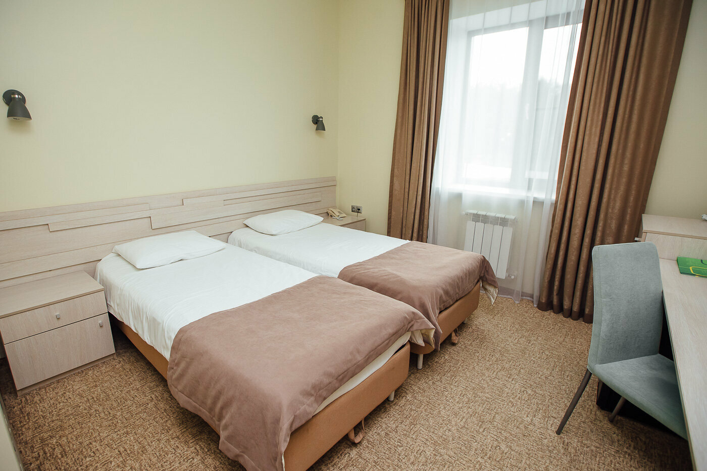 Бюджетный двухместный номер с 2 отдельными кроватями