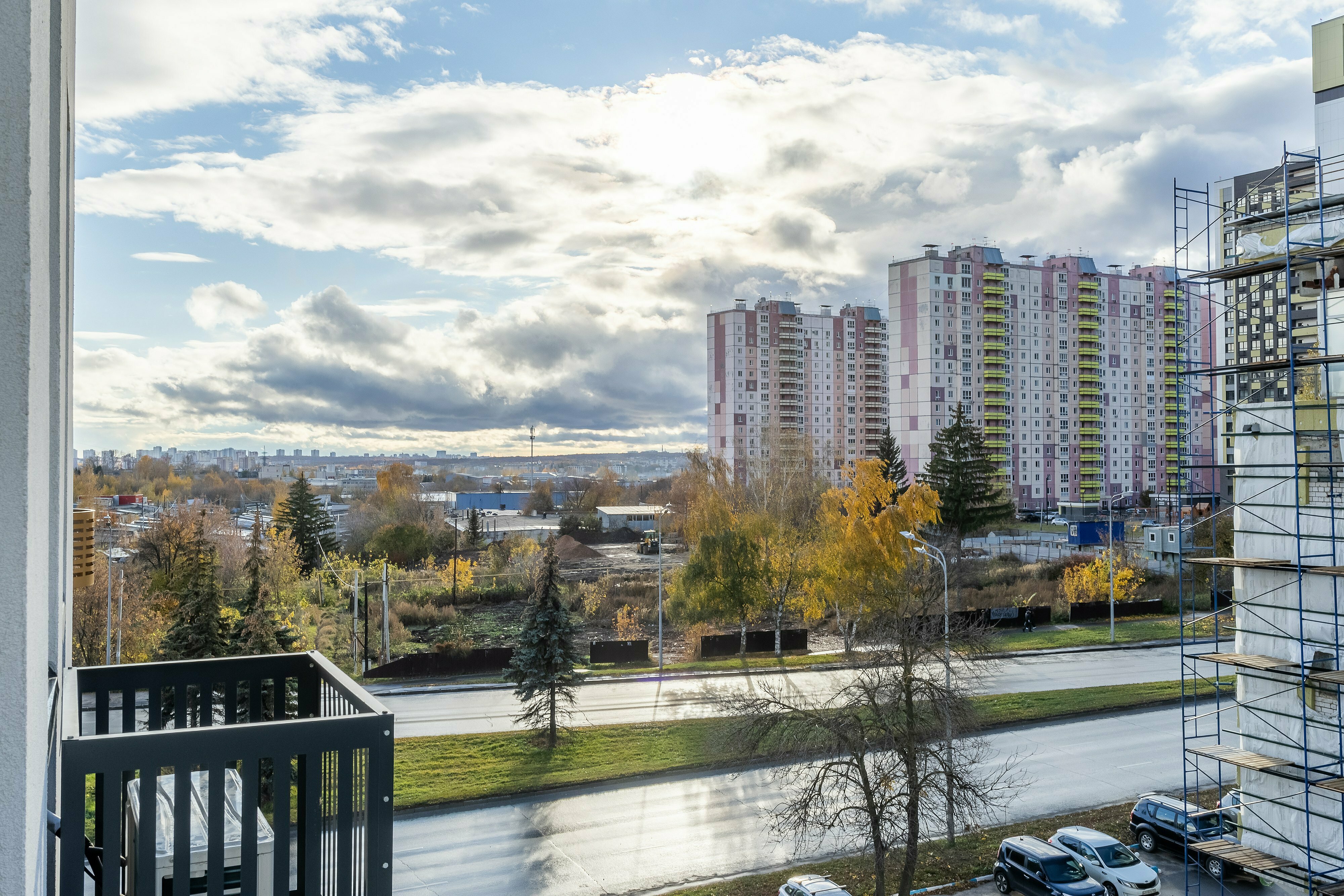 Студия Birds №506 с видом на город