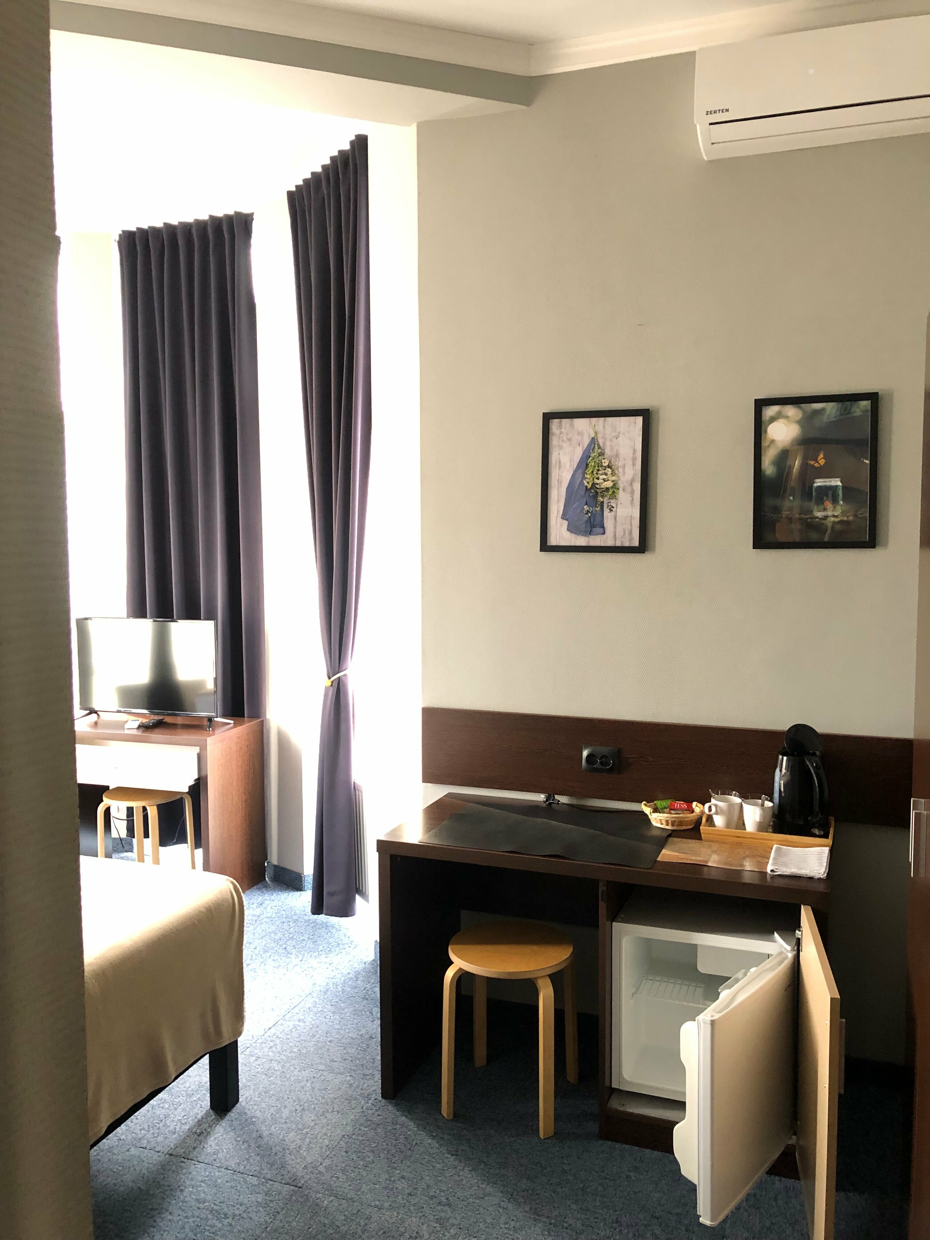 Двухместный номер с 2 отдельными кроватями, вид на город