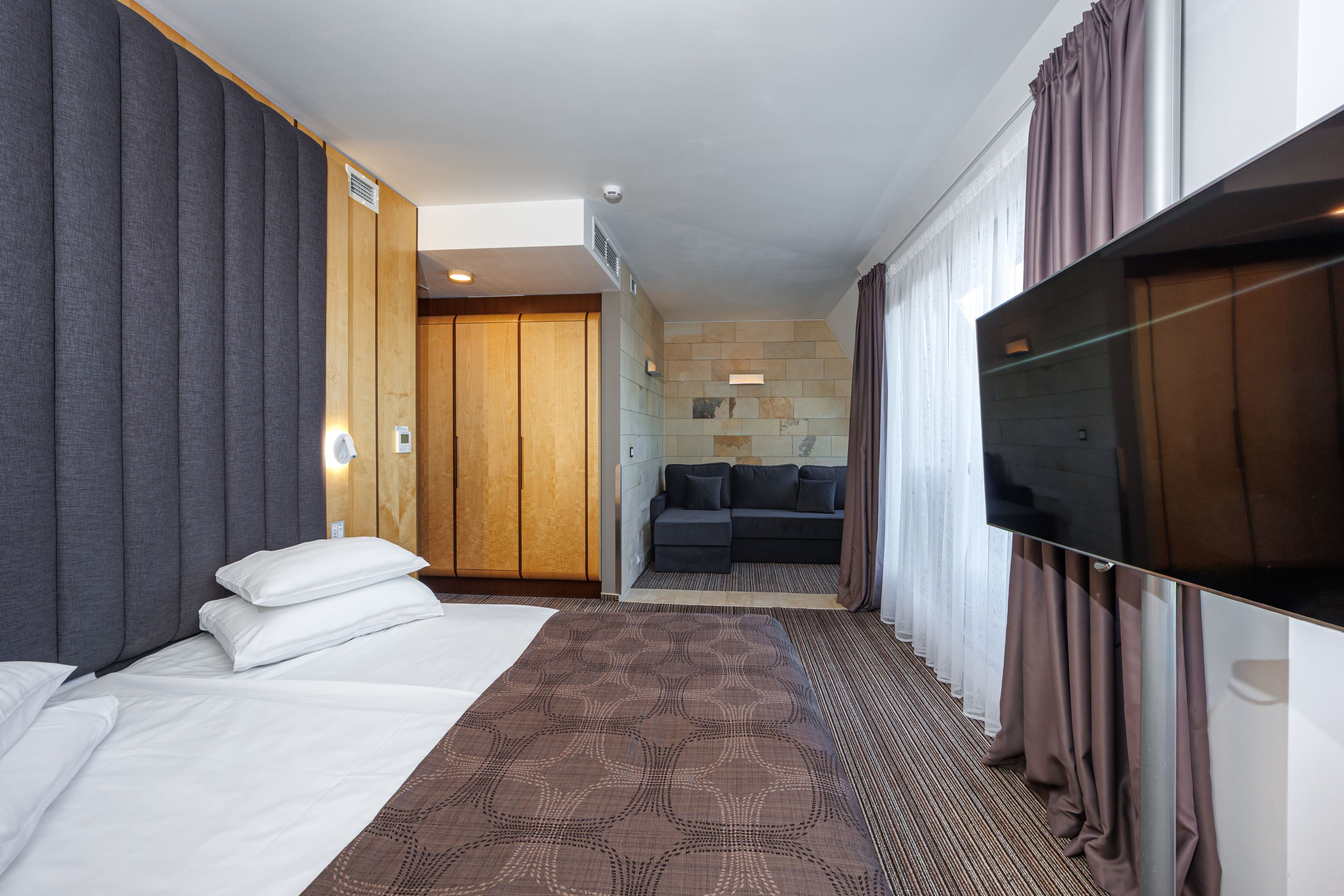 Двухместный номер Делюкс с 1 кроватью и балконом, вид на море