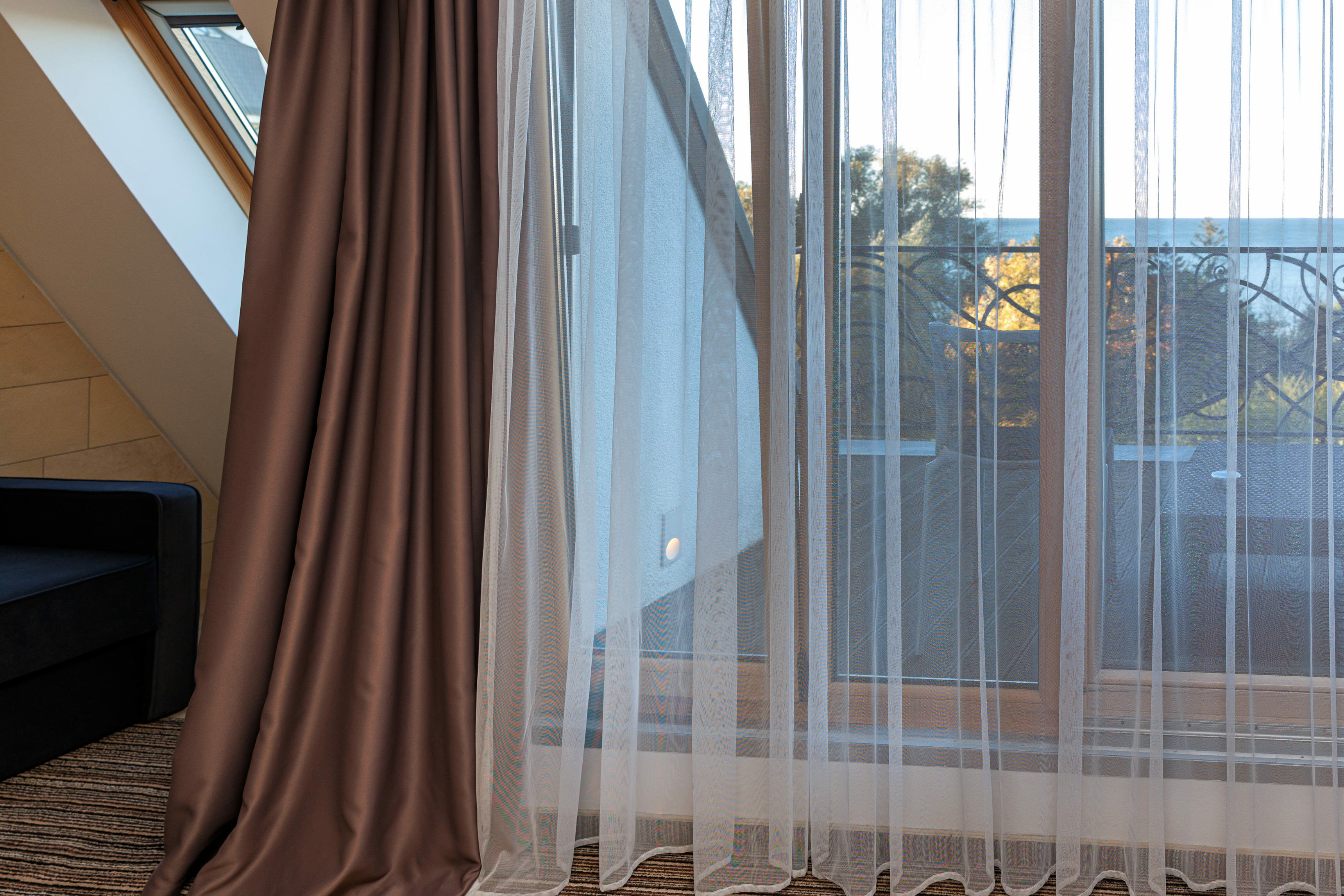 Двухместный номер Делюкс с 1 кроватью и балконом, вид на море