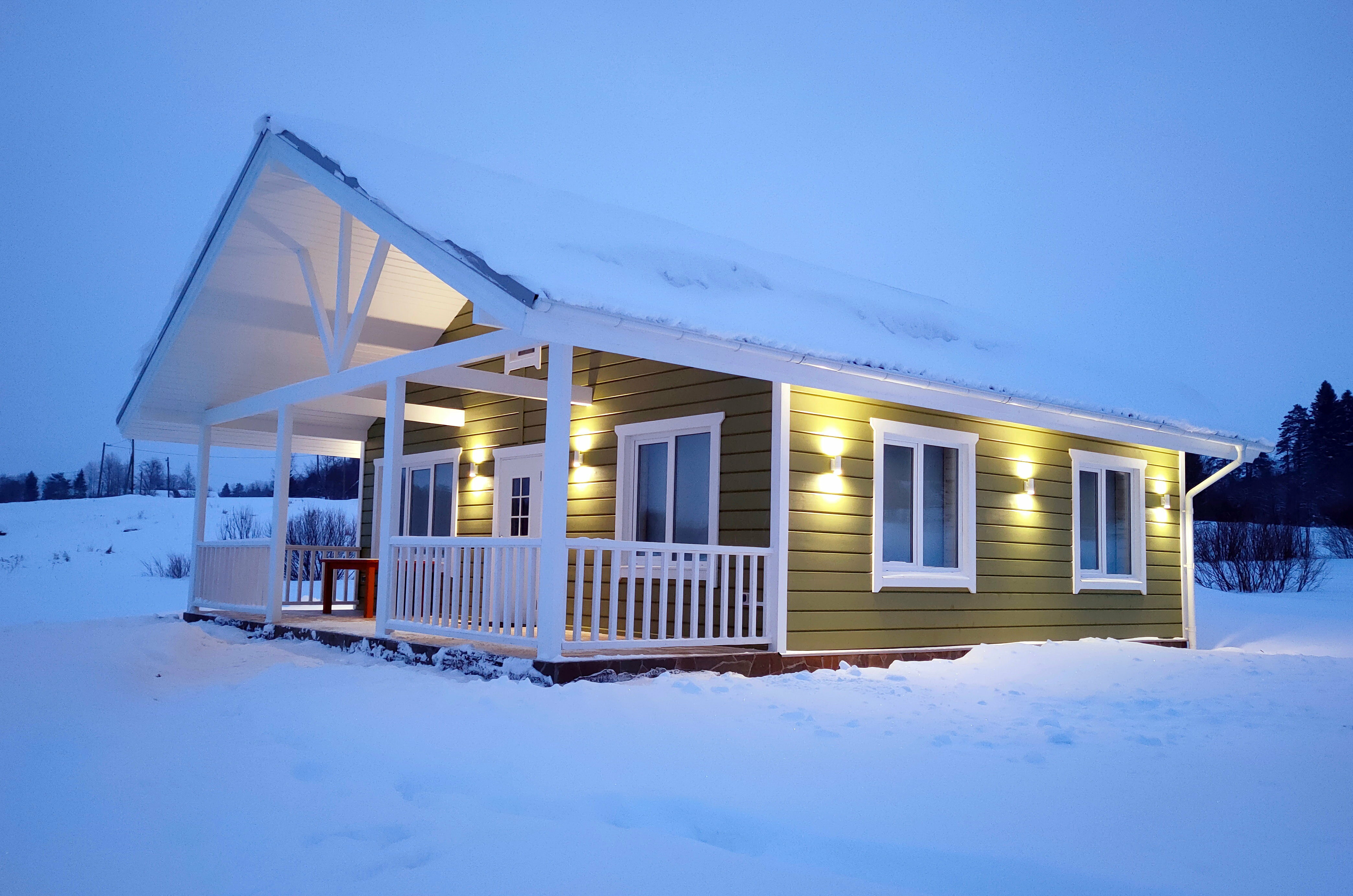 Оливковый дом  с  сауной 90м2