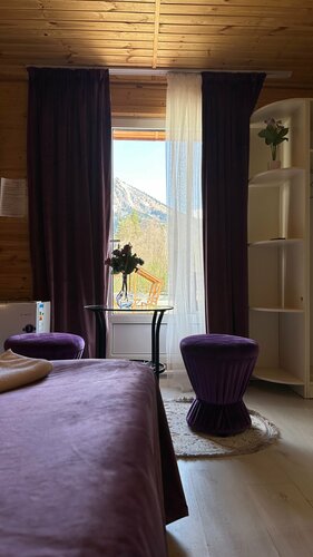 Двухместный номер с 1 кроватью и видом на горы