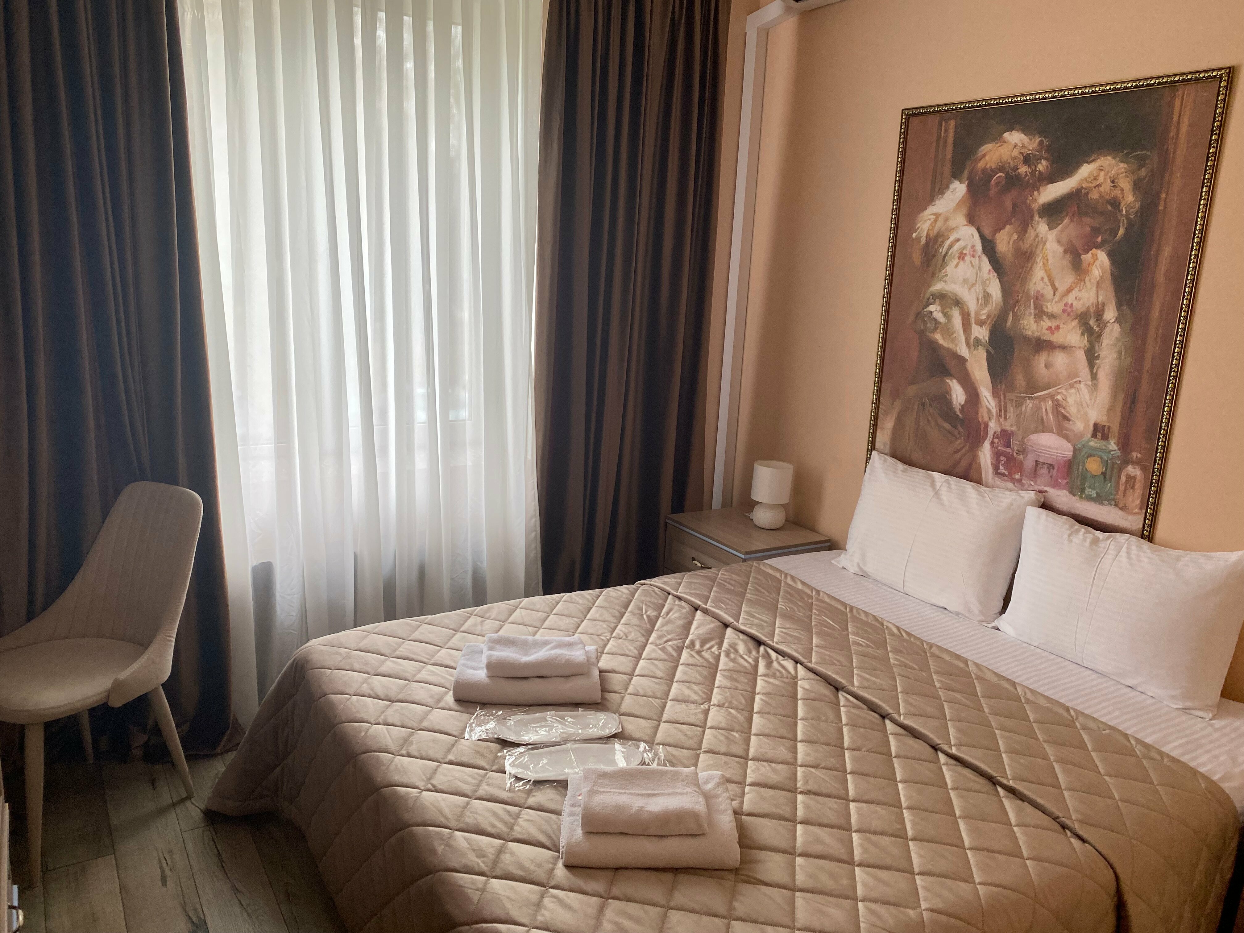 Двухместный номер с 1 кроватью и видом на парк