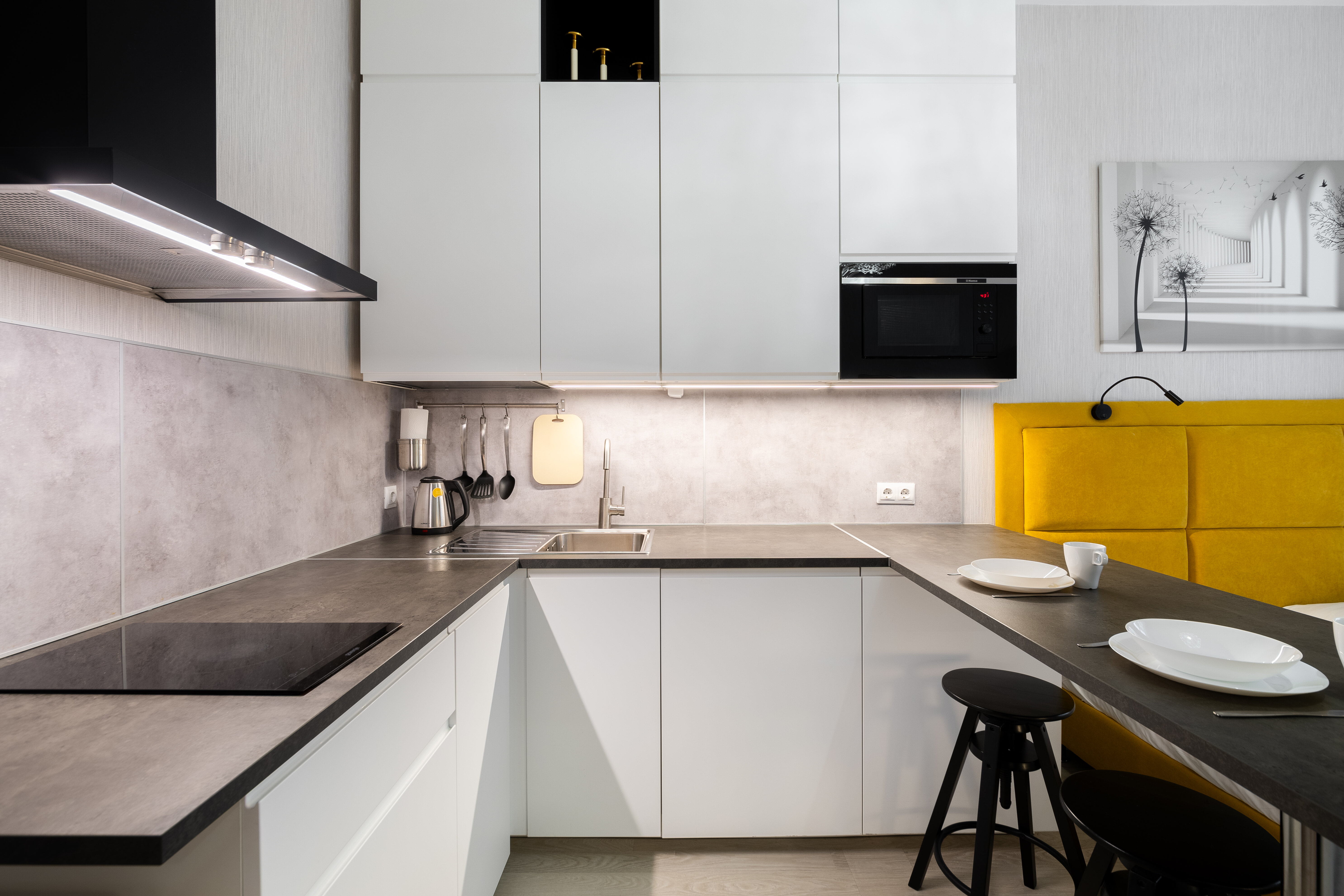 Видовые апартаменты с кроватью