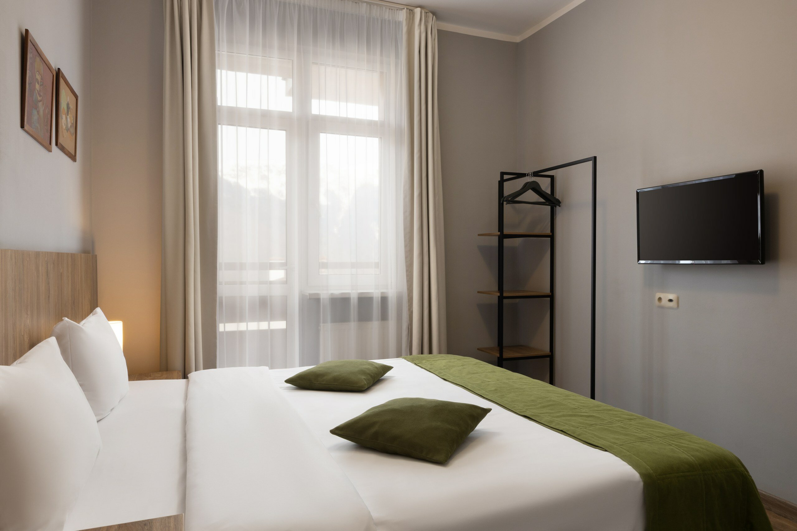 3-комнатный семейный номер с балконом с видом на горы