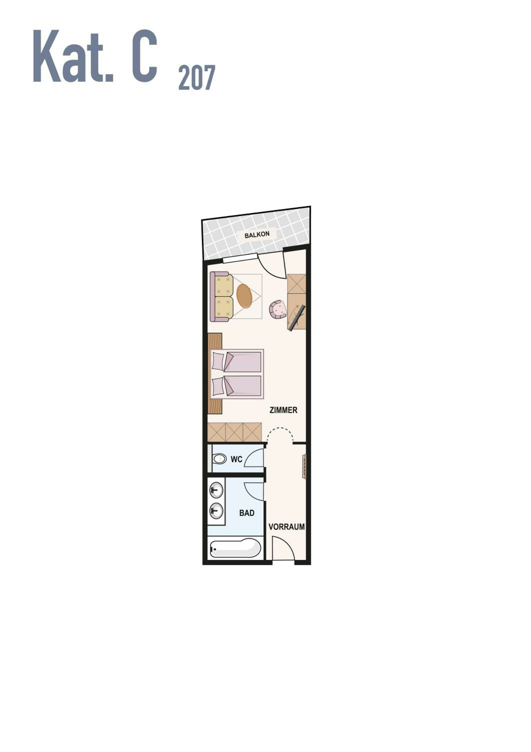 Comfort Double Room with Balcony