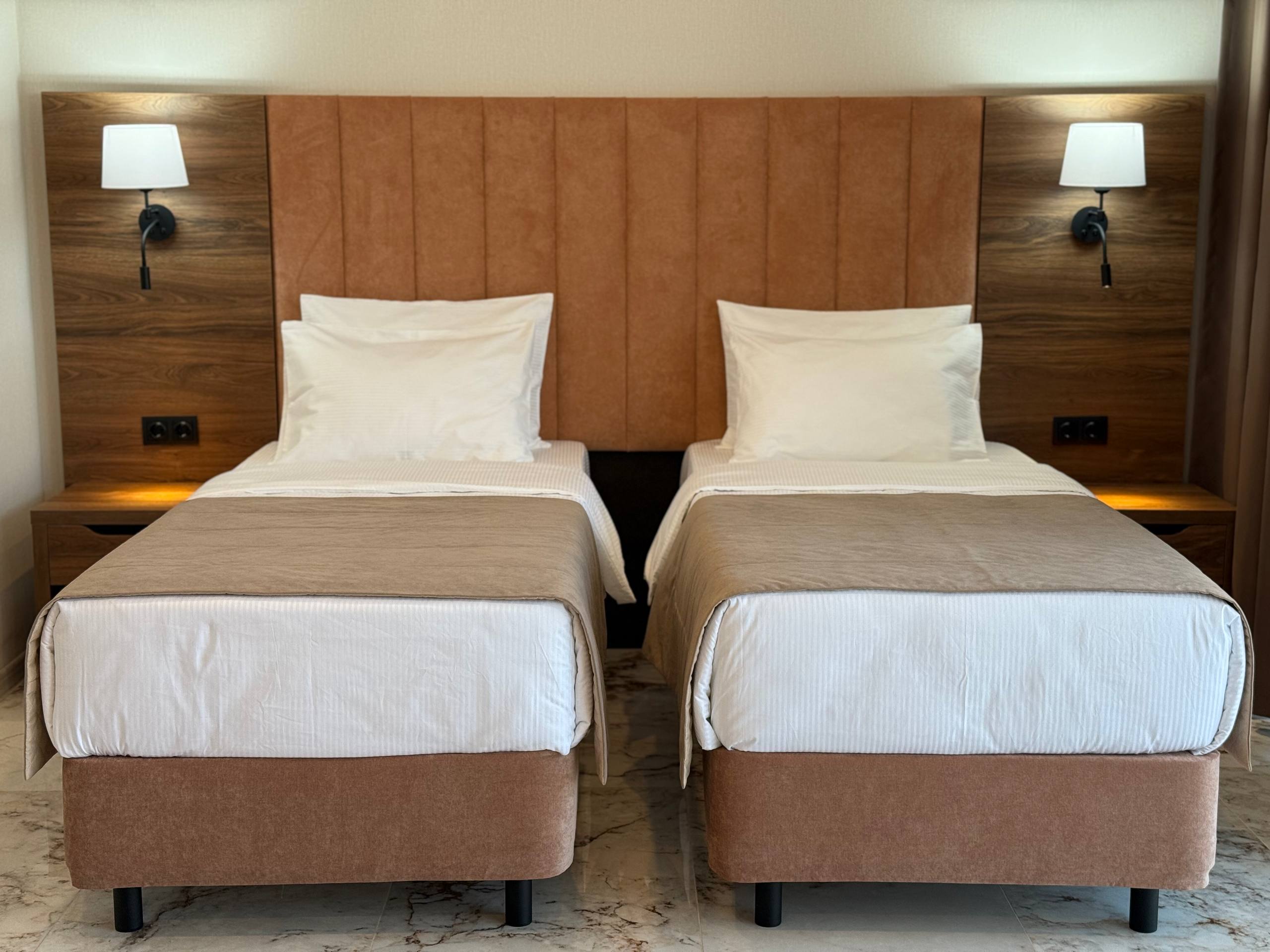 Двухместный номер Делюкс с 1 кроватью или 2 отдельными кроватями и балконом