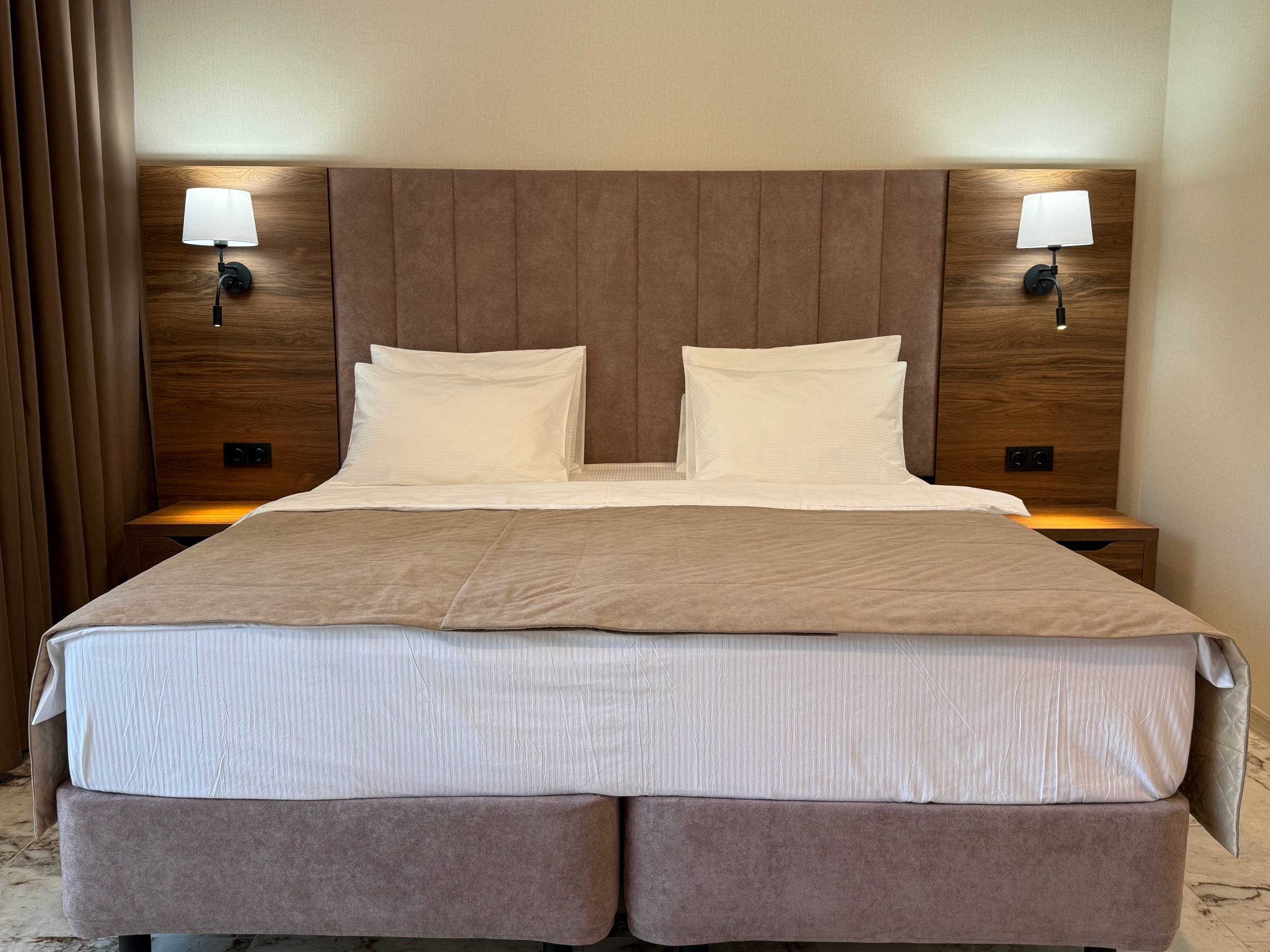 Стандартный двухместный номер с 1 кроватью или 2 отдельными кроватями и балконом