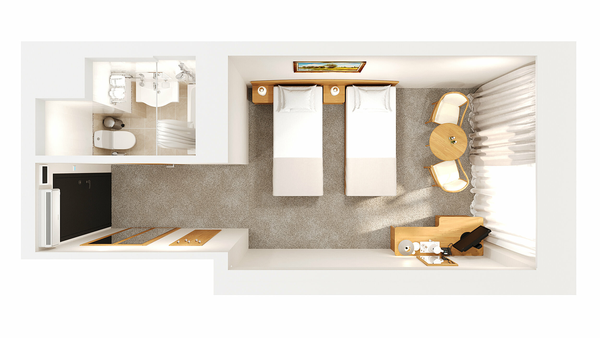 Стандарт с раздельными кроватями