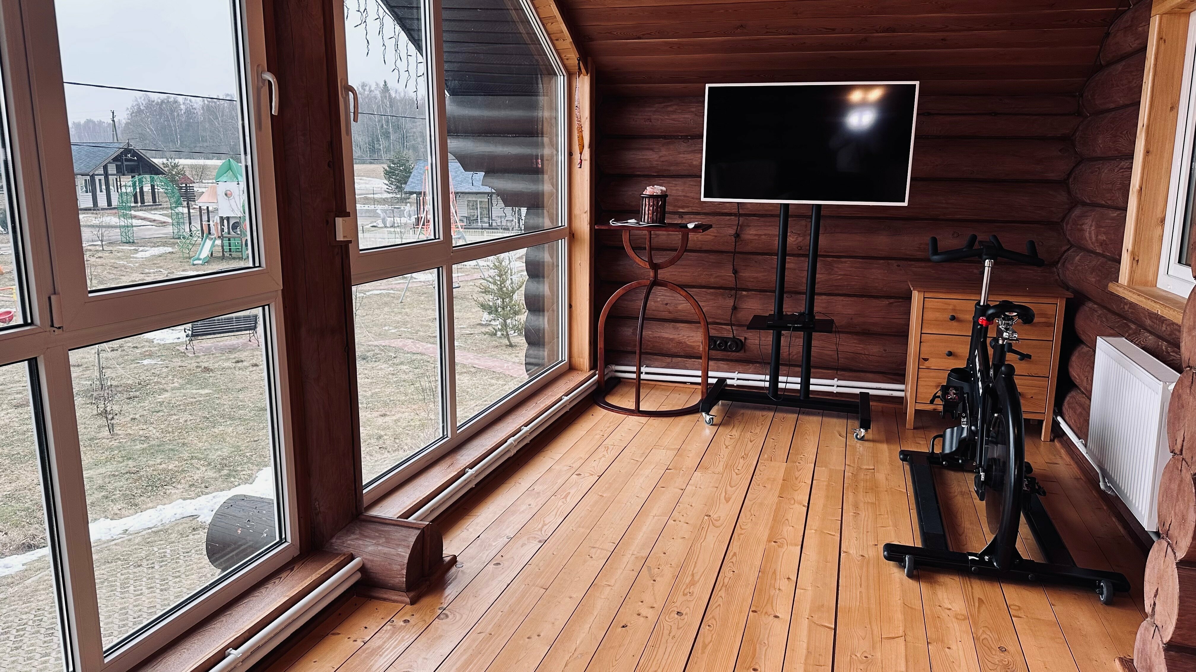 Дом из сруба №1 с камином и баней для 4-6 гостей