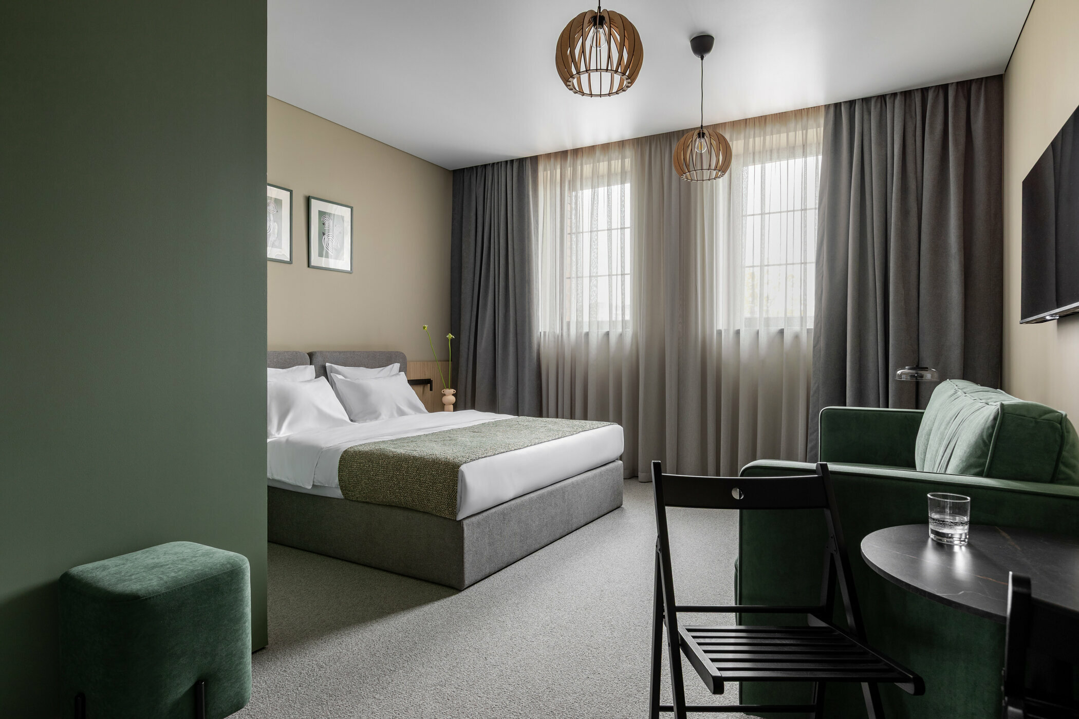 Cемейный номер с собственной ванной комнатой